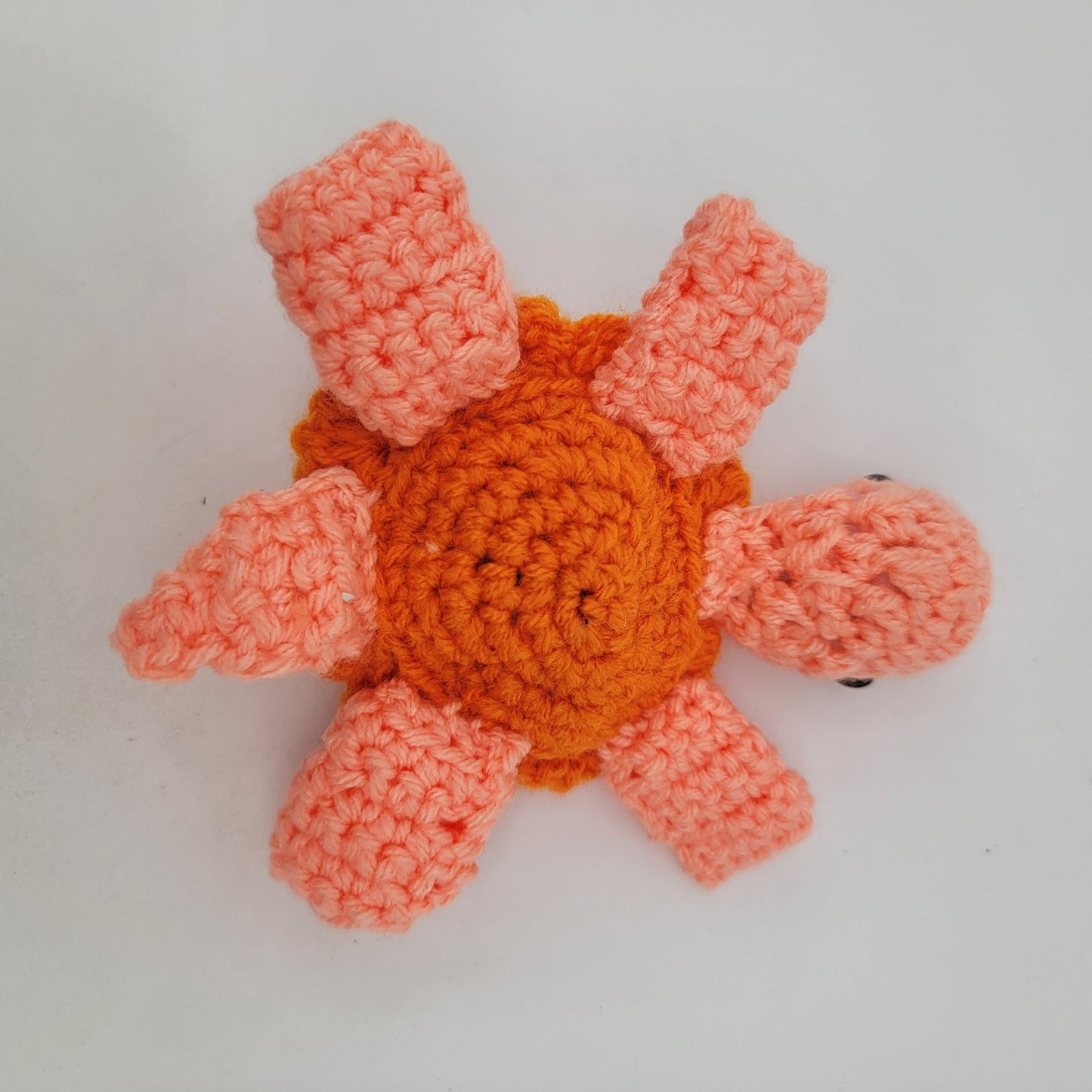 Hand Crocheted Jack O Lantern Turtle