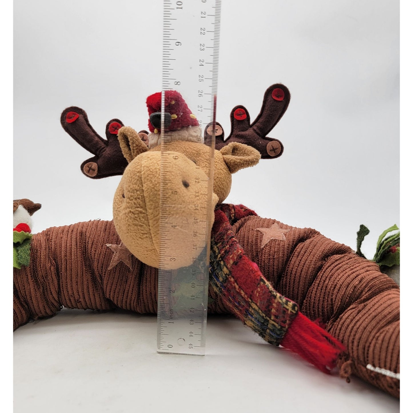 Vintage Plush Moose Door Draft Stopper