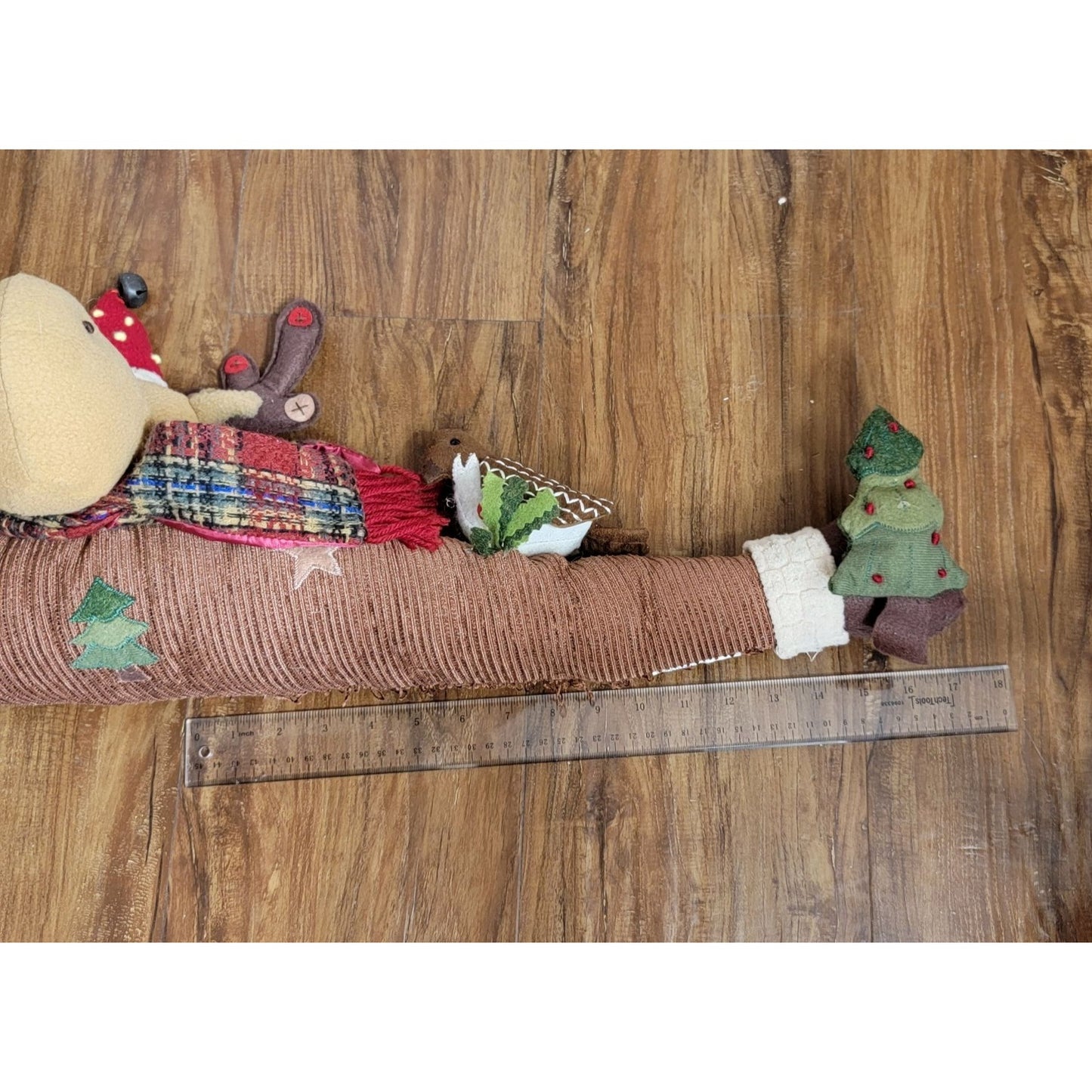 Vintage Plush Moose Door Draft Stopper