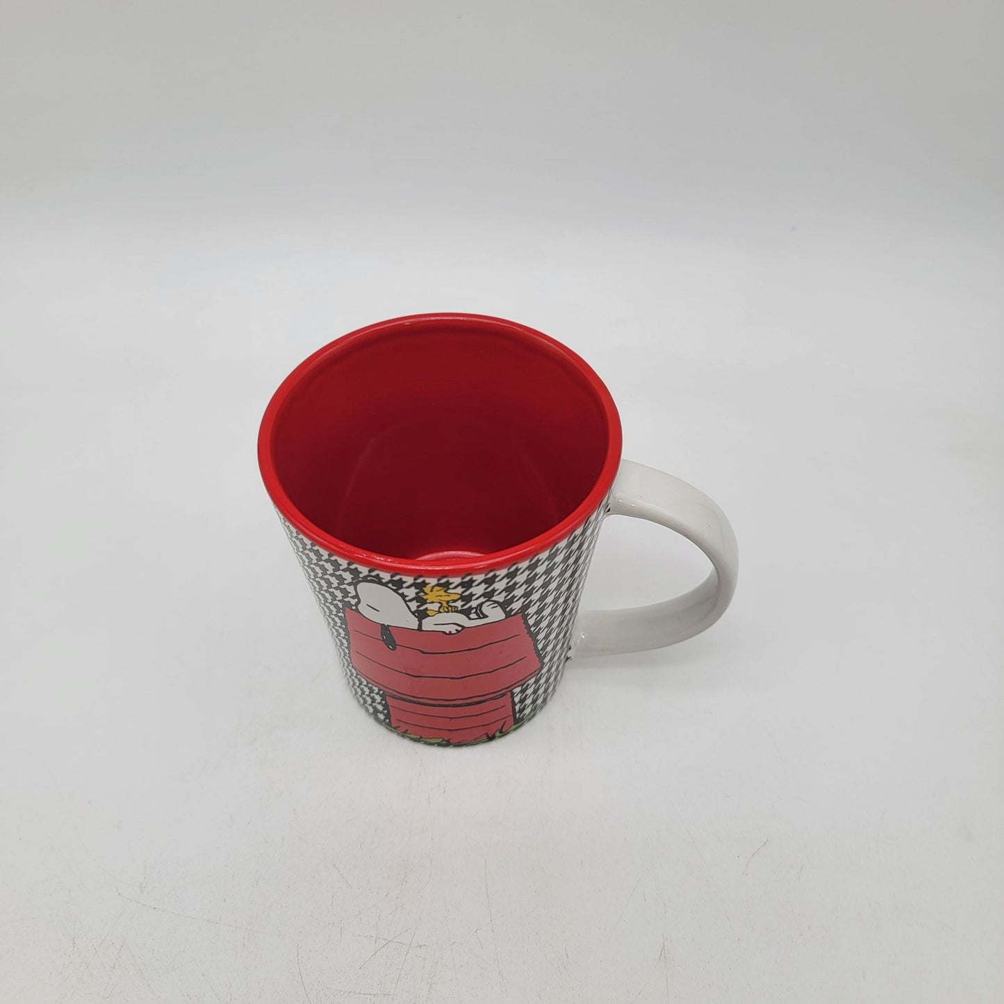 Peanuts Snoopy & Woodstock Houndstooth Mug