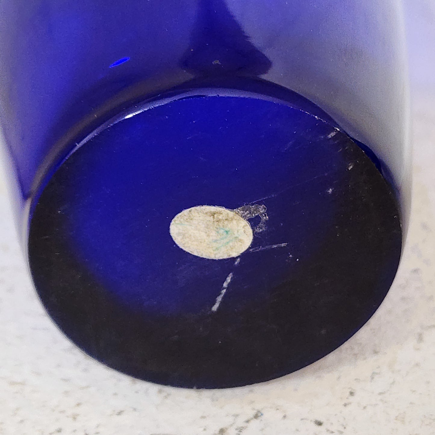 Cobalt Blue Glass Vase