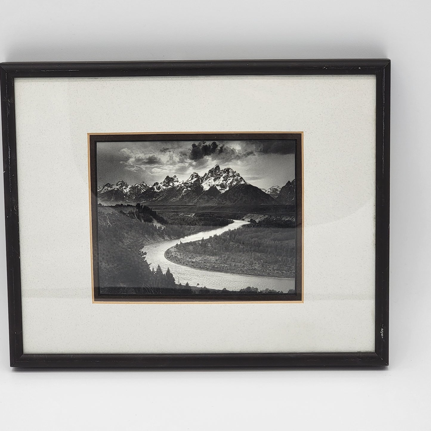 The Tetons Snake River Black and White Photo