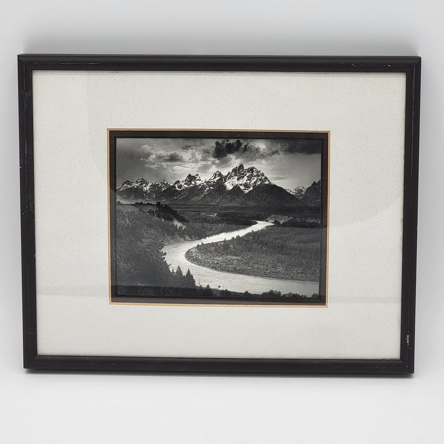 The Tetons Snake River Black and White Photo