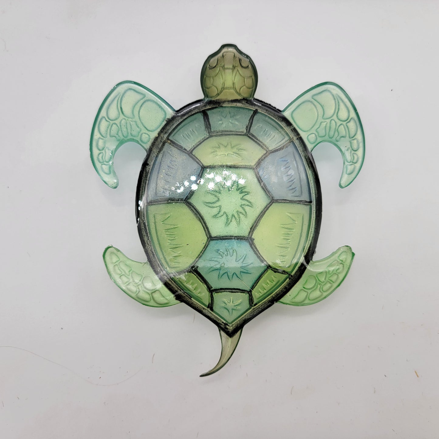Transluscent Sea Turtle Figure
