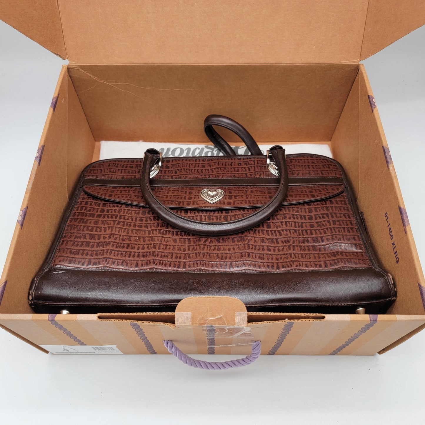 Brighton Briefcase Purse in Original Box and Dustbag