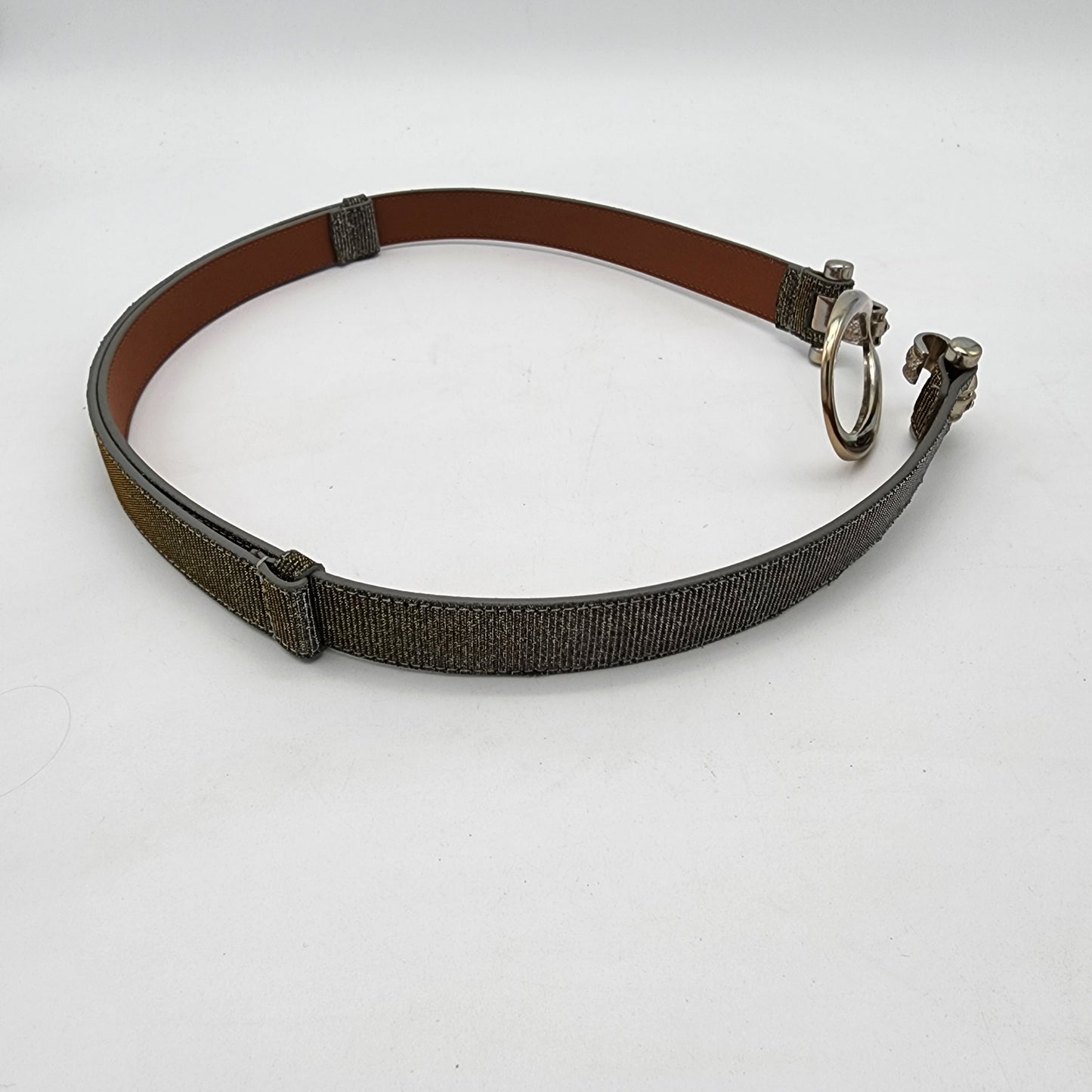 Leather and Rhinestone Belt