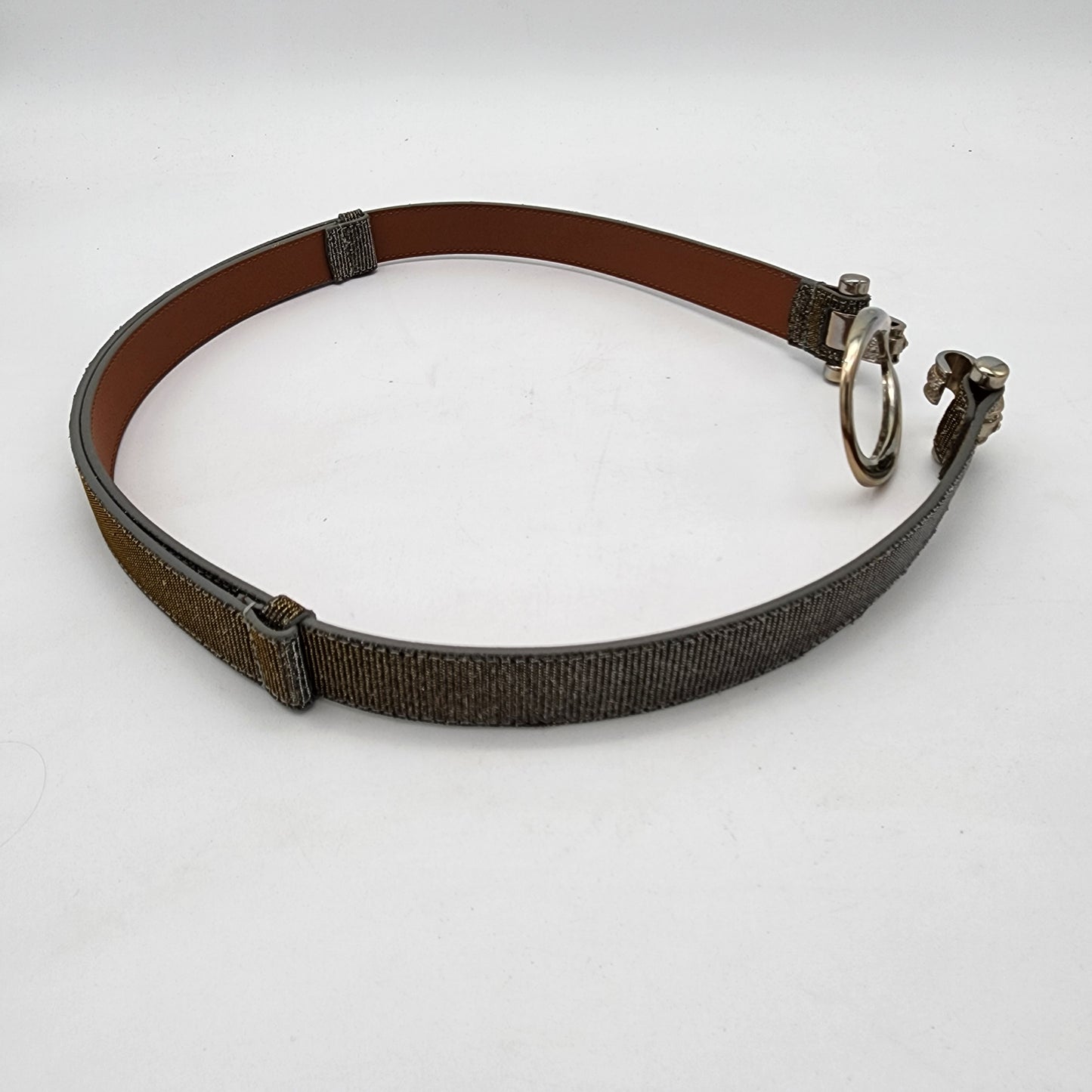Leather and Rhinestone Belt