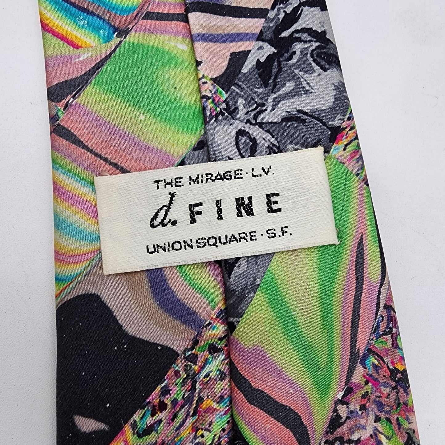 The Mirage LV d FINE Union Square S.F. Silk Tie