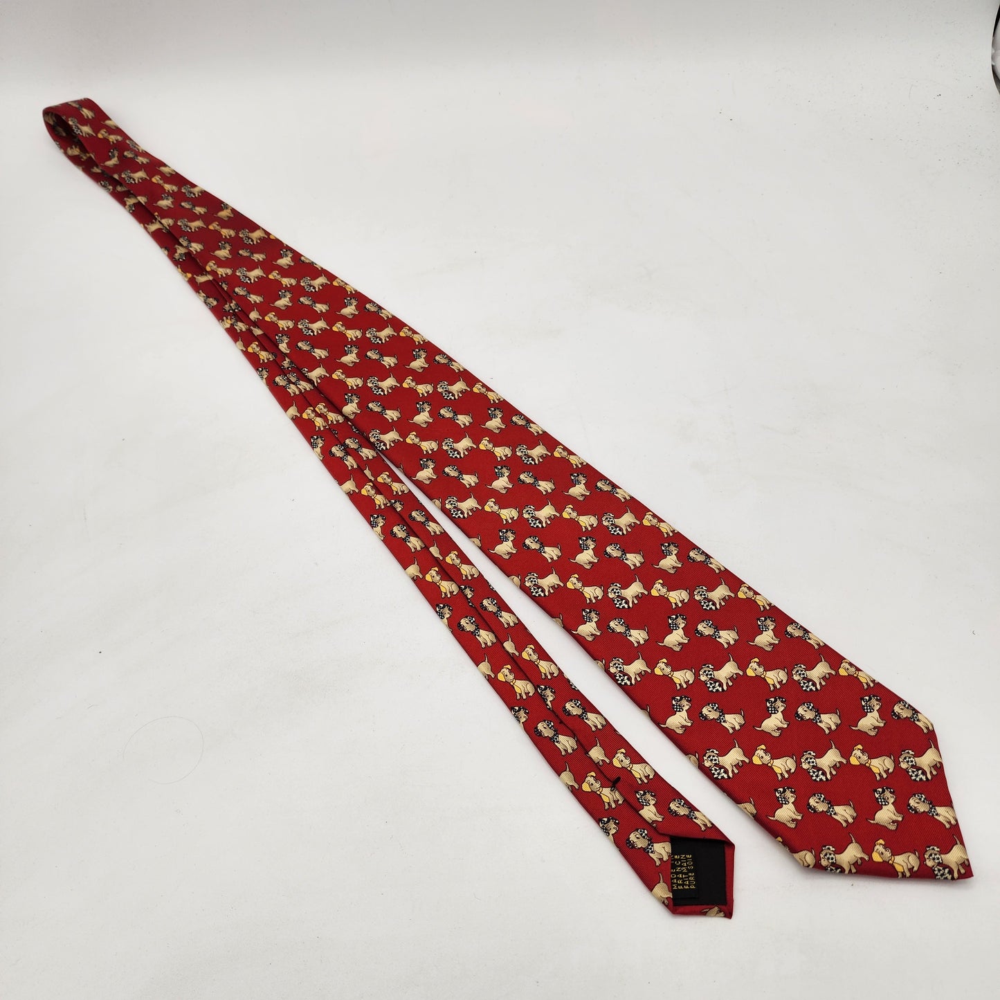 Pierre Dalrey 100% Silk Tie with Dogs