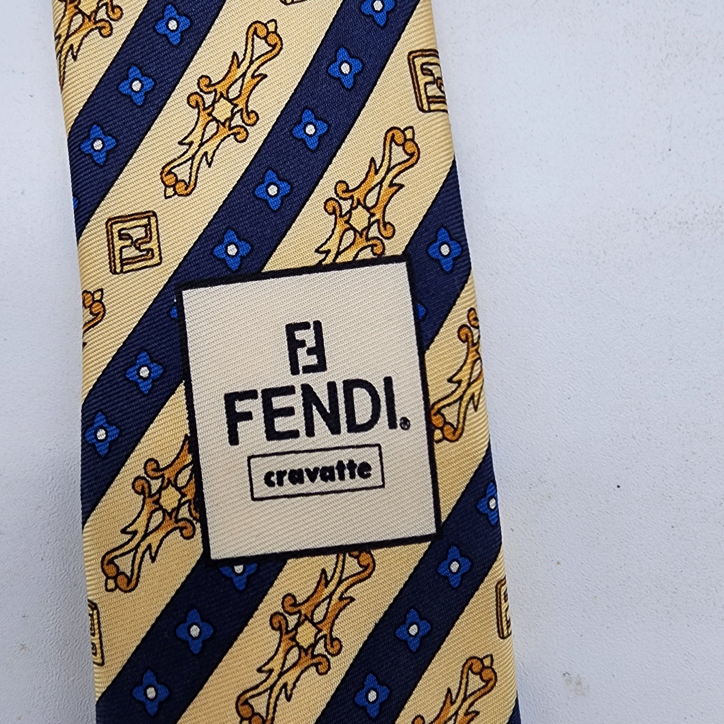 Fendi Cravatte 100% Silk Tie