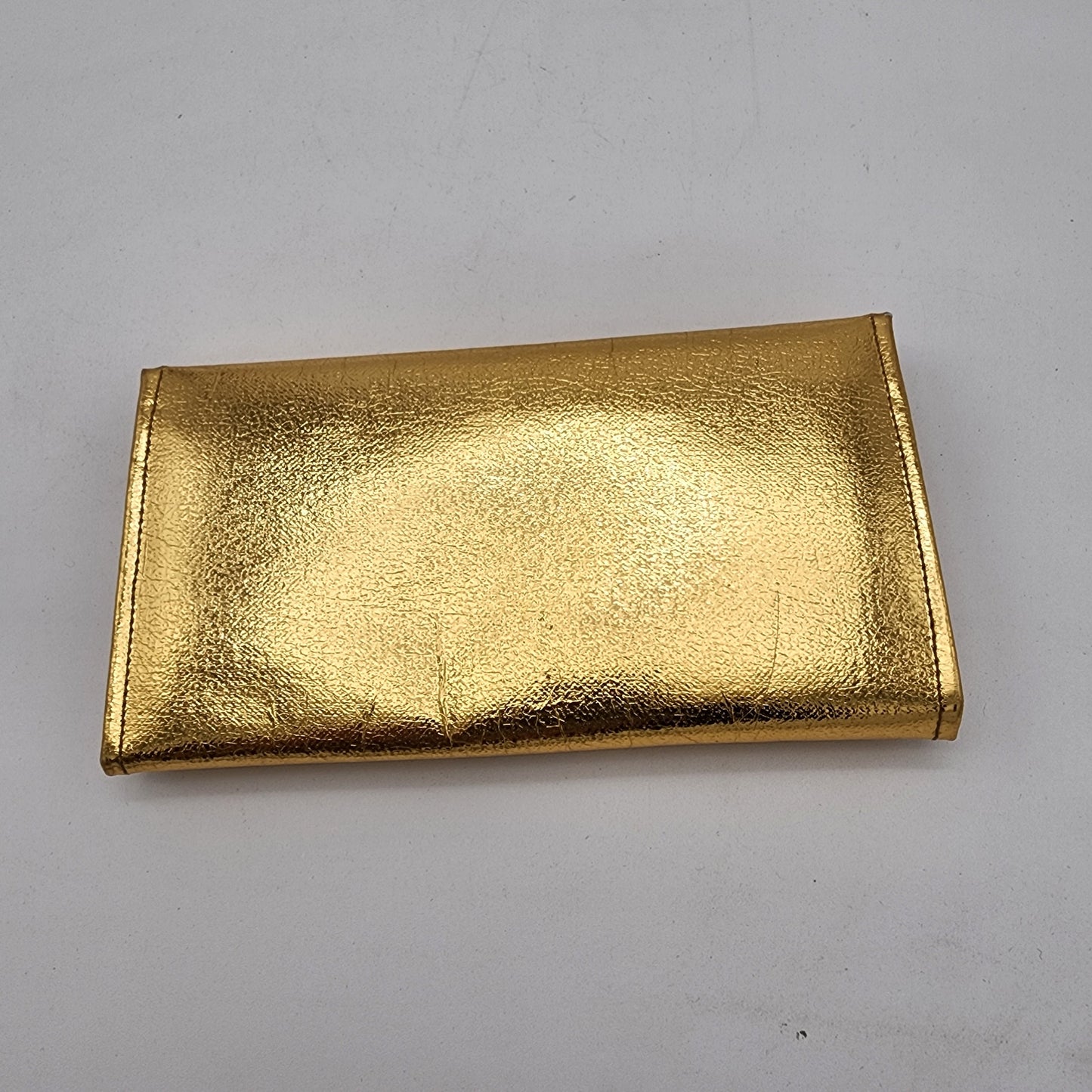 Vintage Mid Century Gold Clutch Wallet