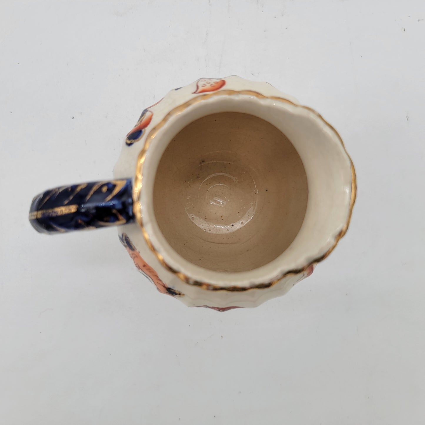 Antique Gaudy Welsh Imari Milk Pitcher