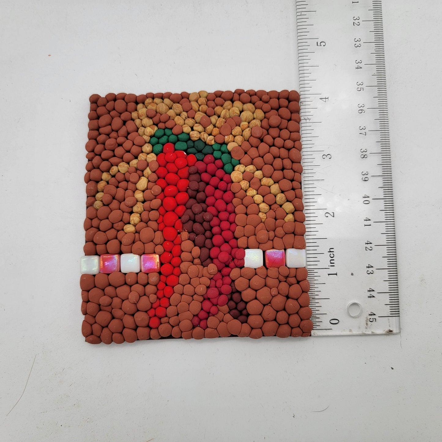 Polymer Clay Mini Canvas Art Chili Peppers