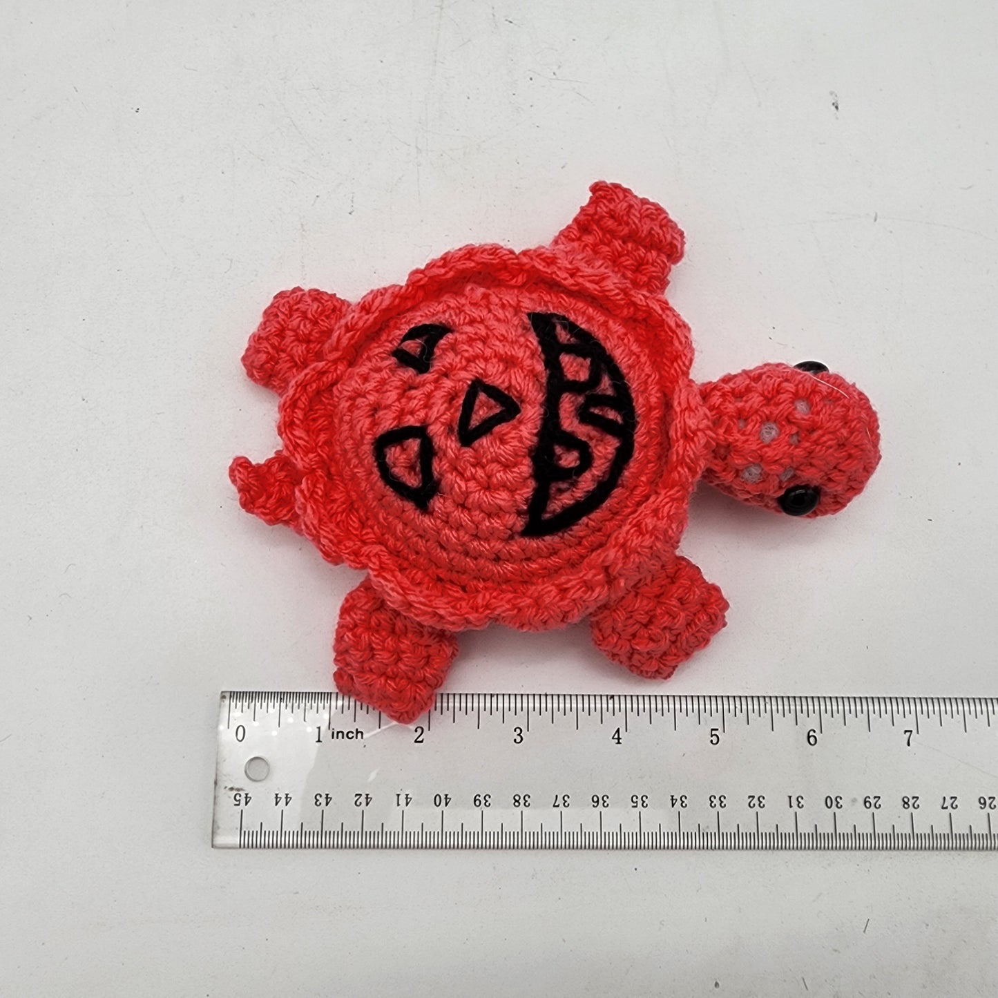Hand Crocheted Turtle Jack O Lantern