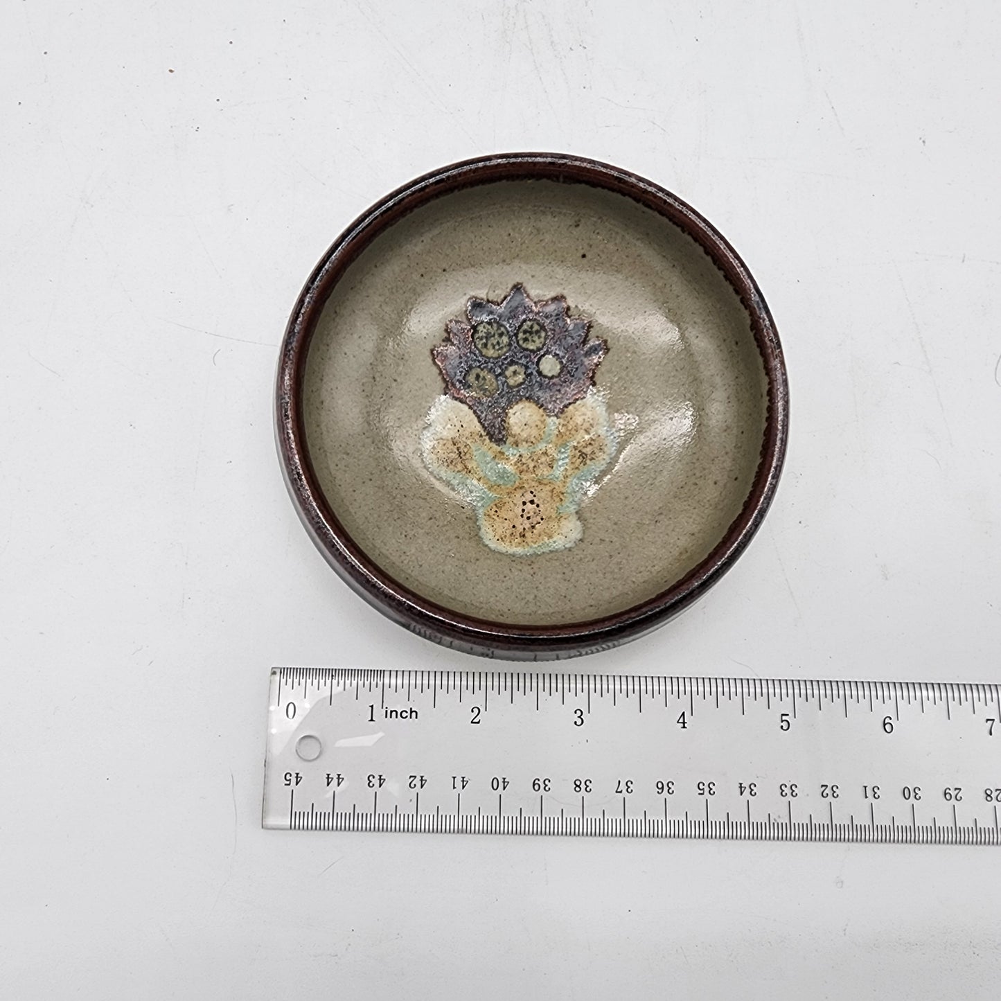 Art Pottery Dish Shallow Bowl
