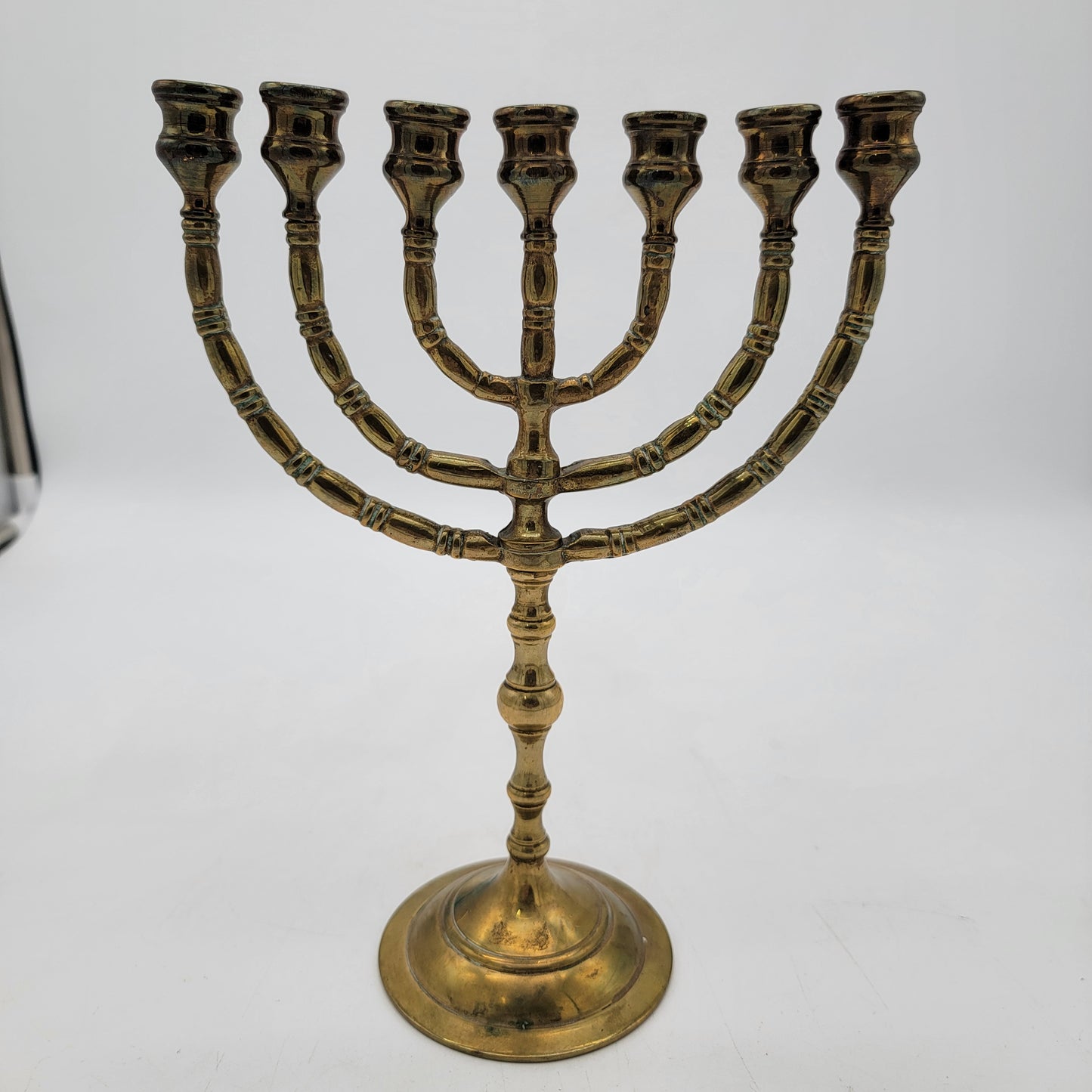 Large Brass Menorrah Candelabra