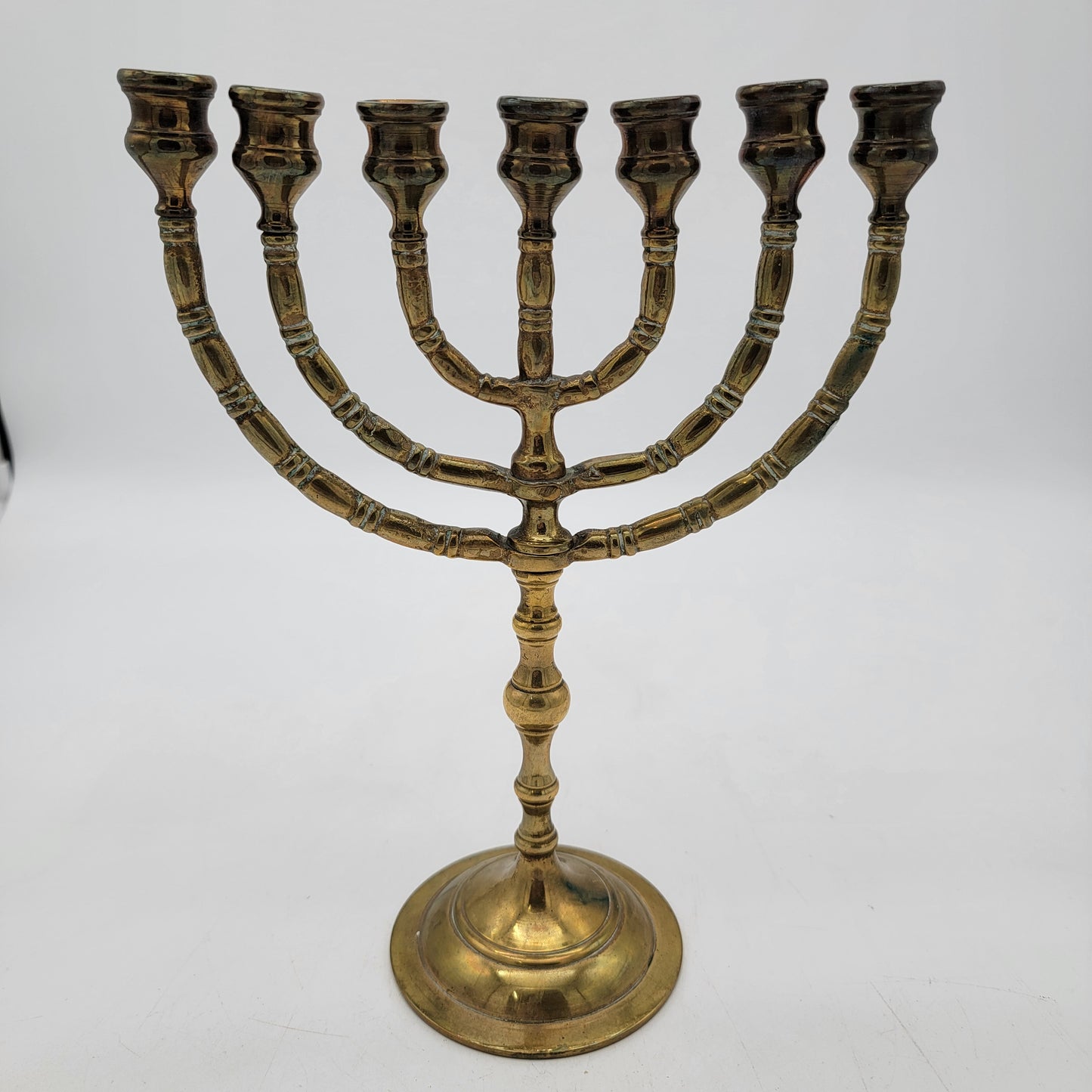 Large Brass Menorrah Candelabra