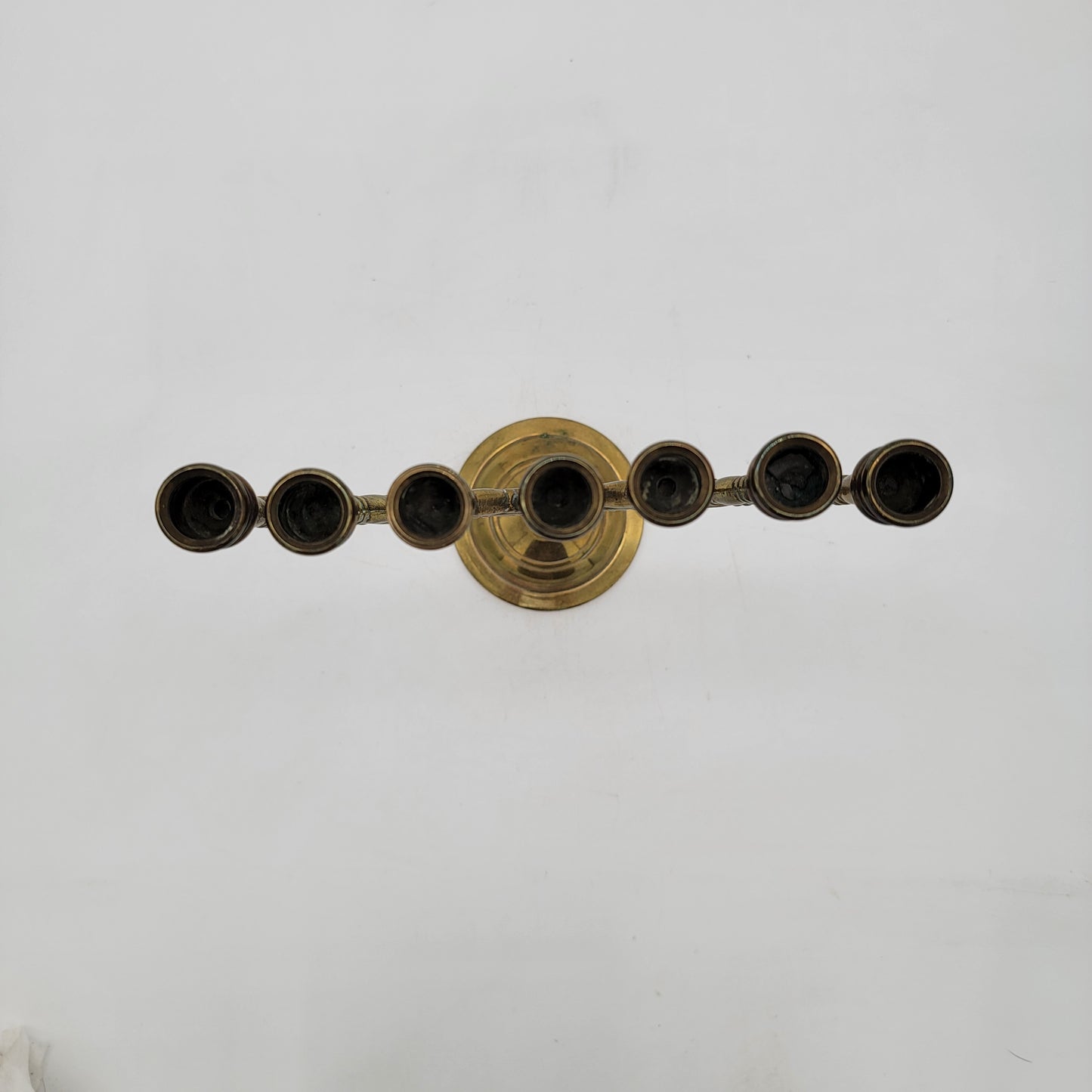 Large Brass Menorrah Candelabra