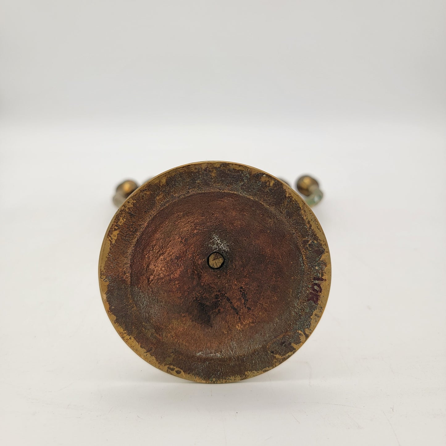Large Brass Menorrah Candelabra