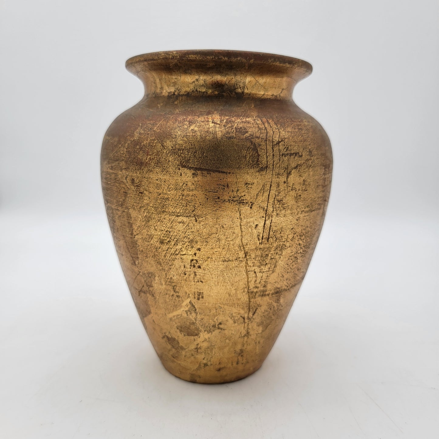 Italian Gold Florentine Pottery Vase