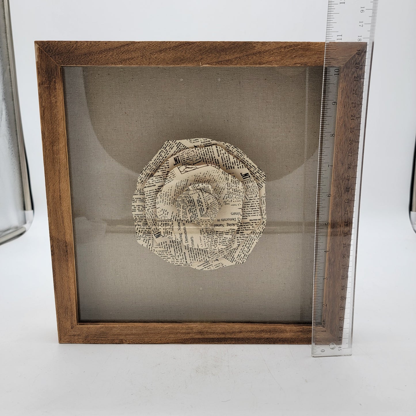 Newspaper Flower Art