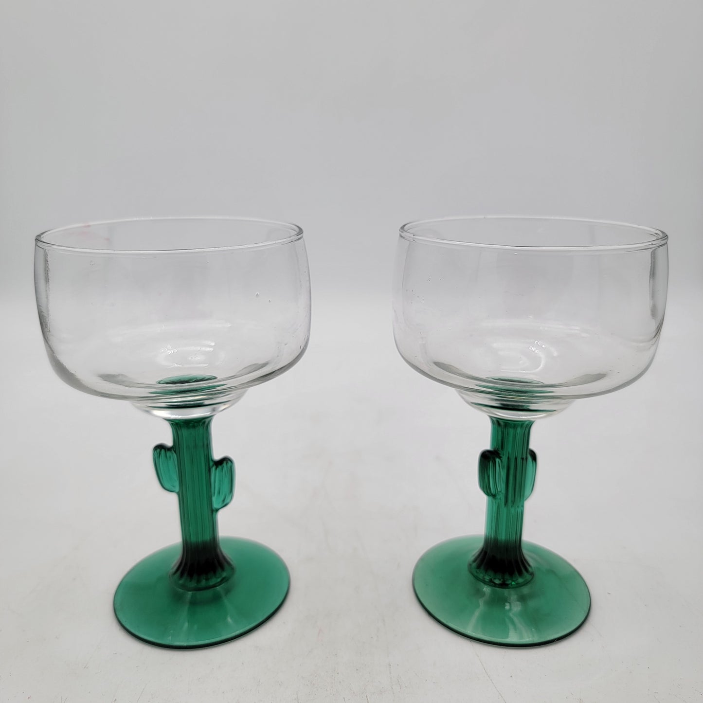 Pair of Cactus Margarita Glasses