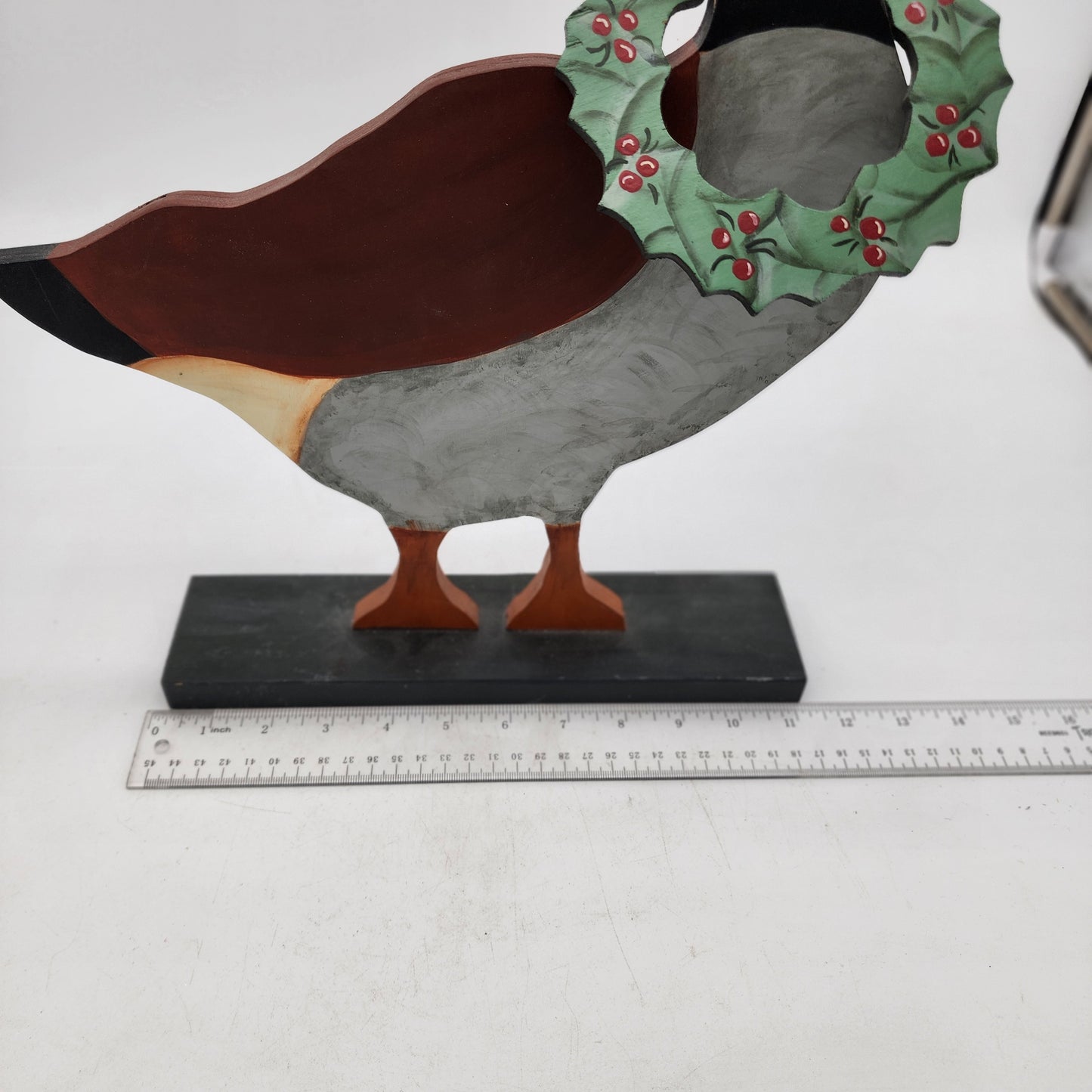 Large Wood Canadian Goose Stand Up
