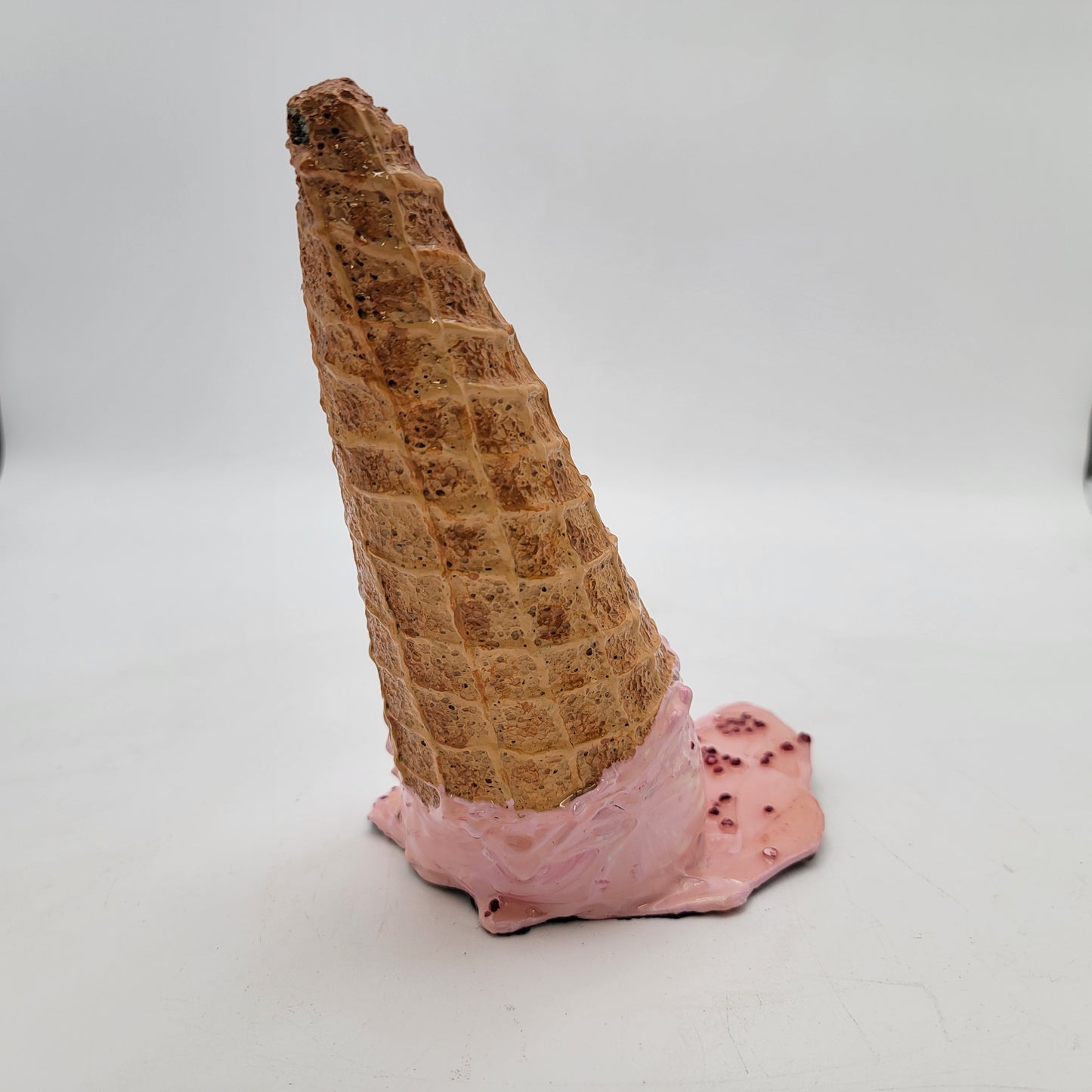 Fake Melting Ice Cream Cone