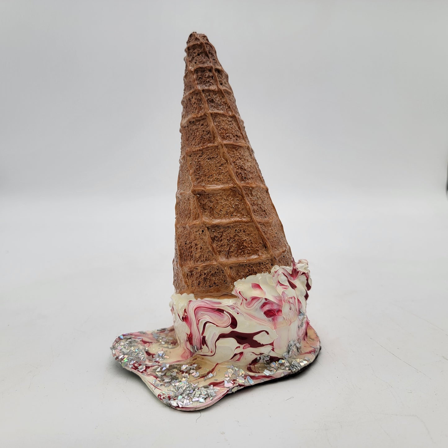 Fake Melting Ice Cream Cone