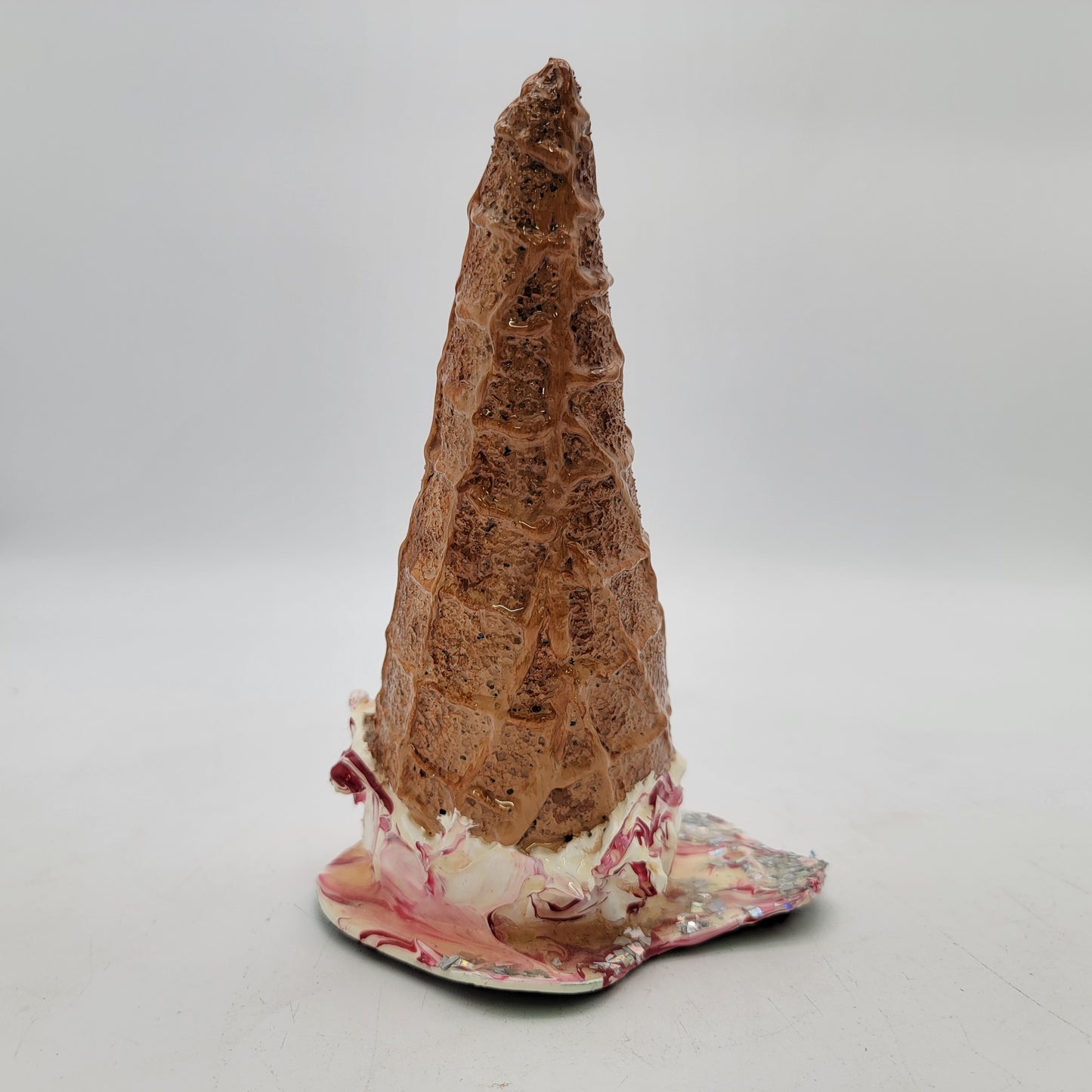 Fake Melting Ice Cream Cone
