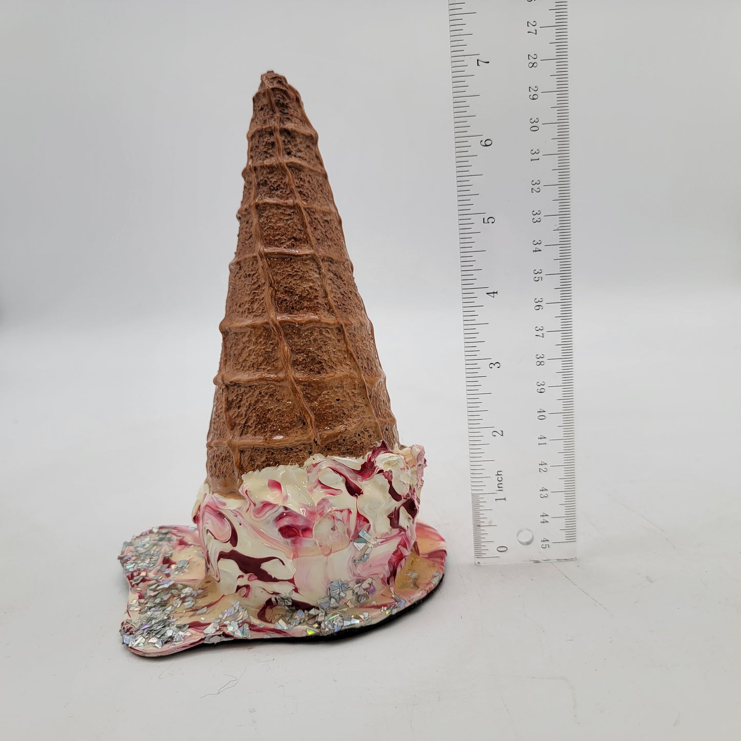 Fake Melting Ice Cream Cone