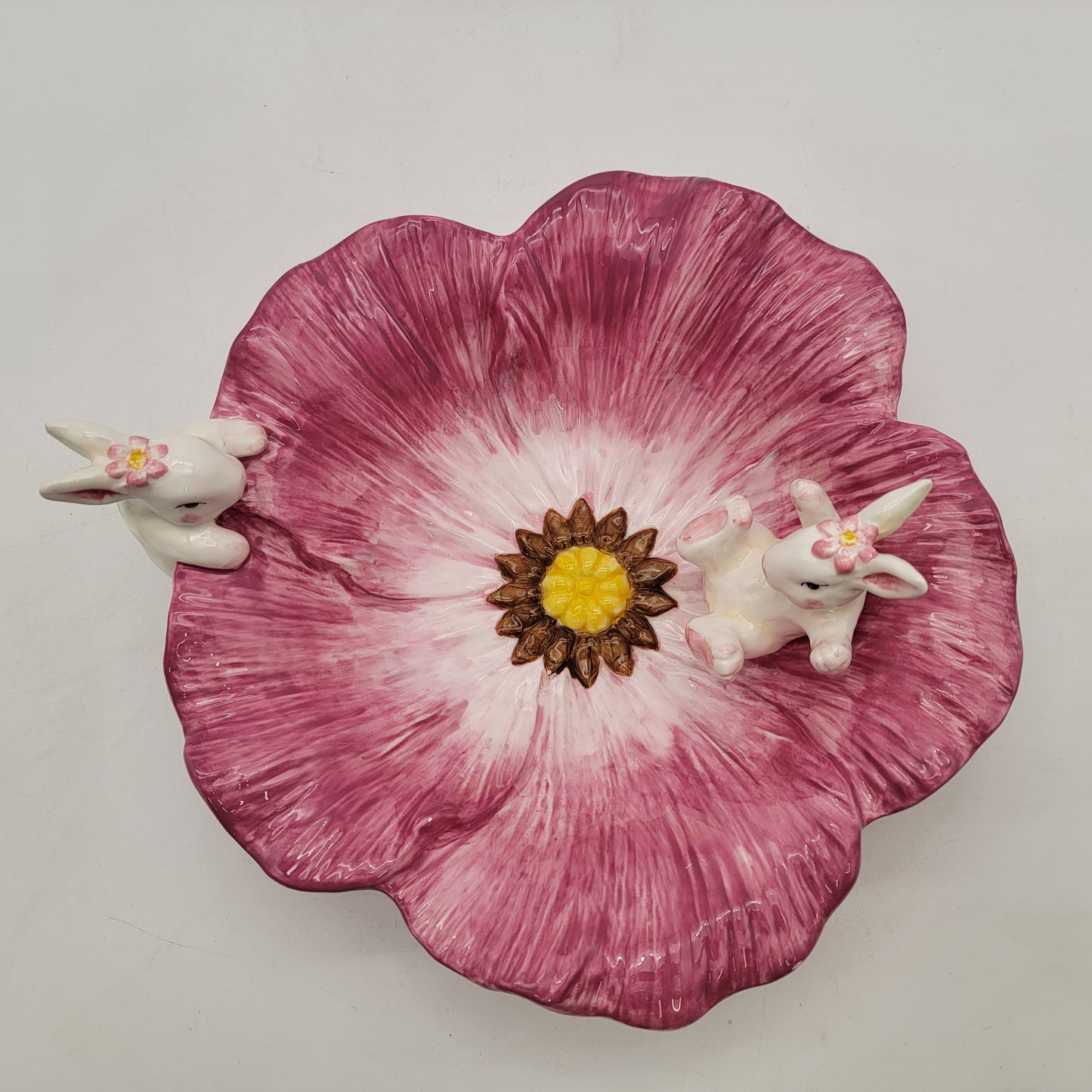Bunnies Flower Bowl Signature Home Collection