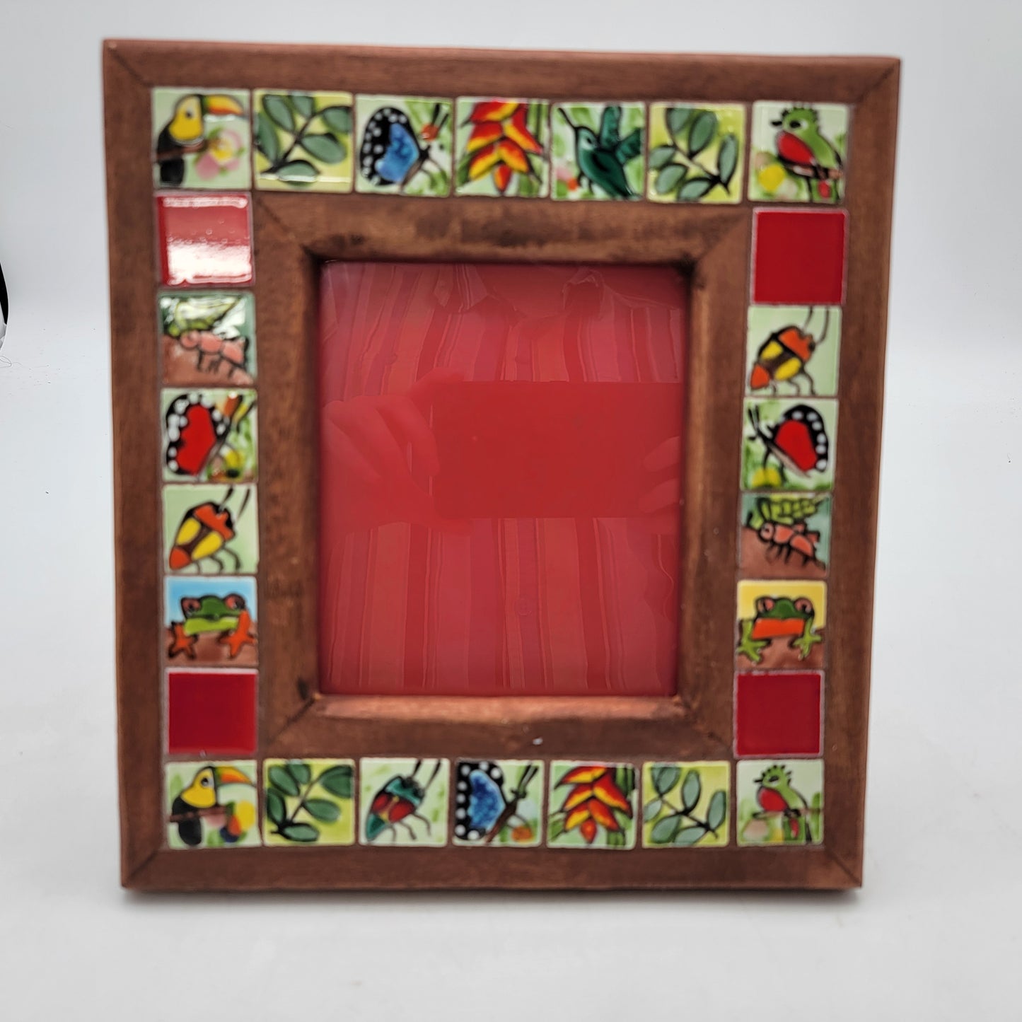 Mosaic Tile Wood Picture Frame
