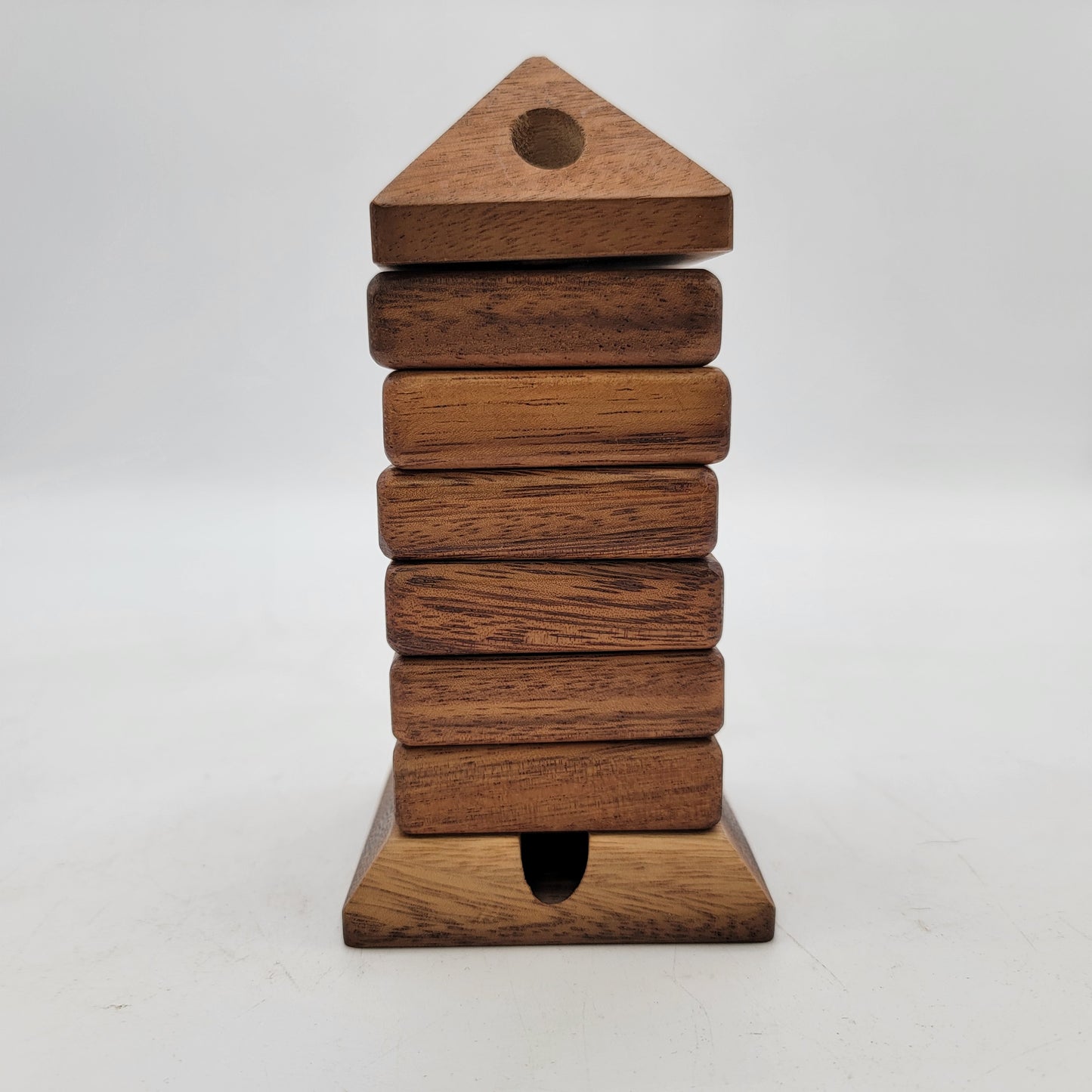 UNique Stacking Wood Block Puzzle? Pencil Holder?