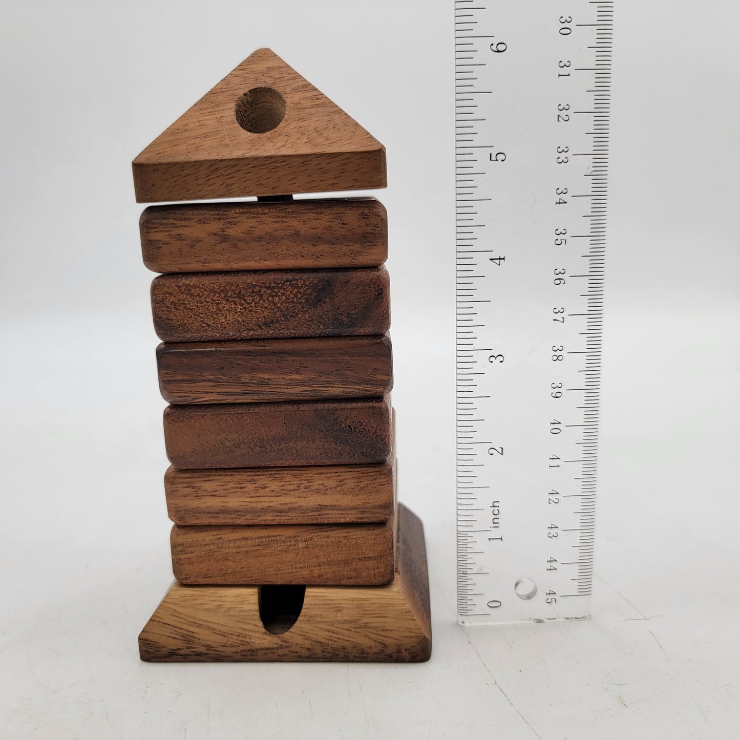 UNique Stacking Wood Block Puzzle? Pencil Holder?