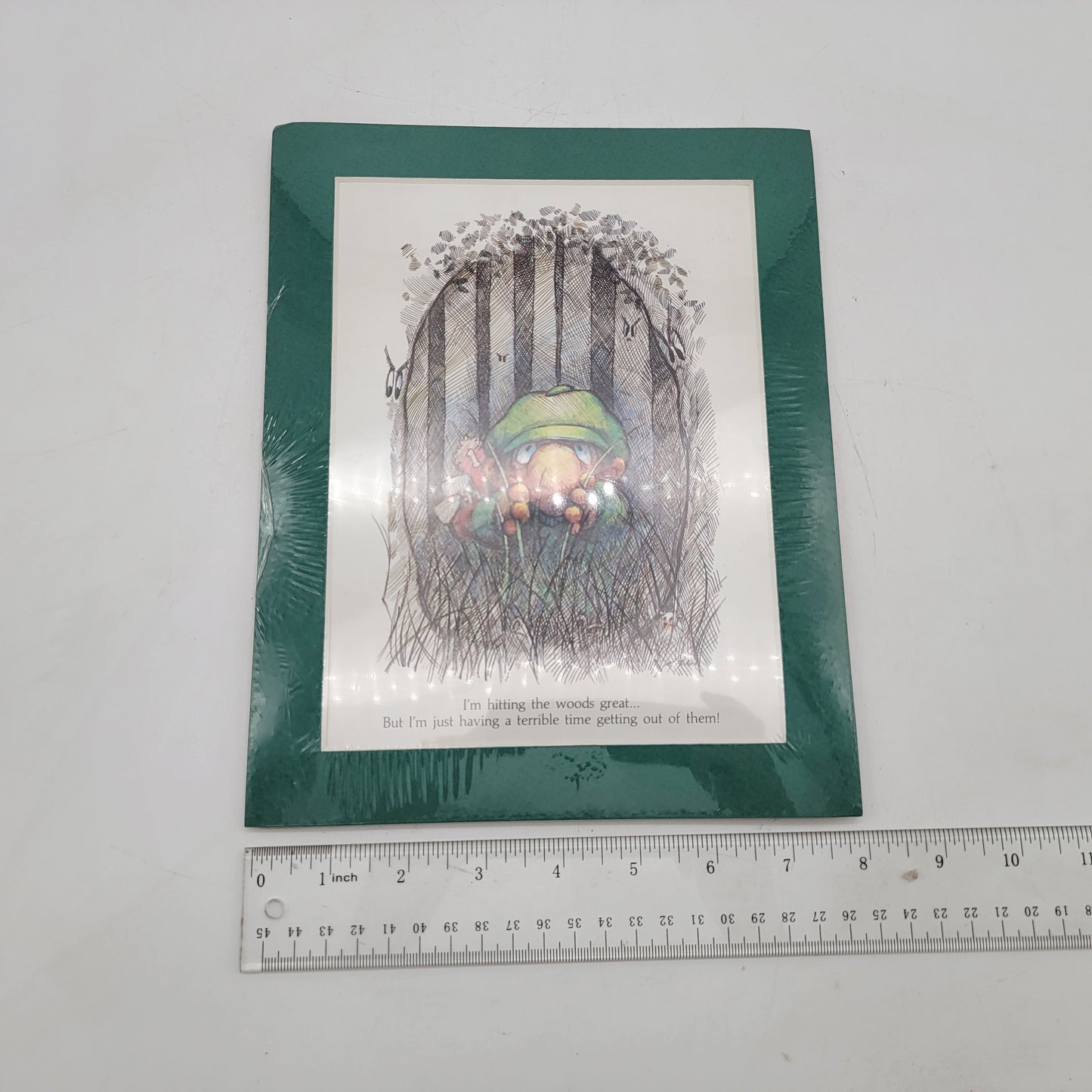 M.McKee Comical Golf Matted Prints (2)