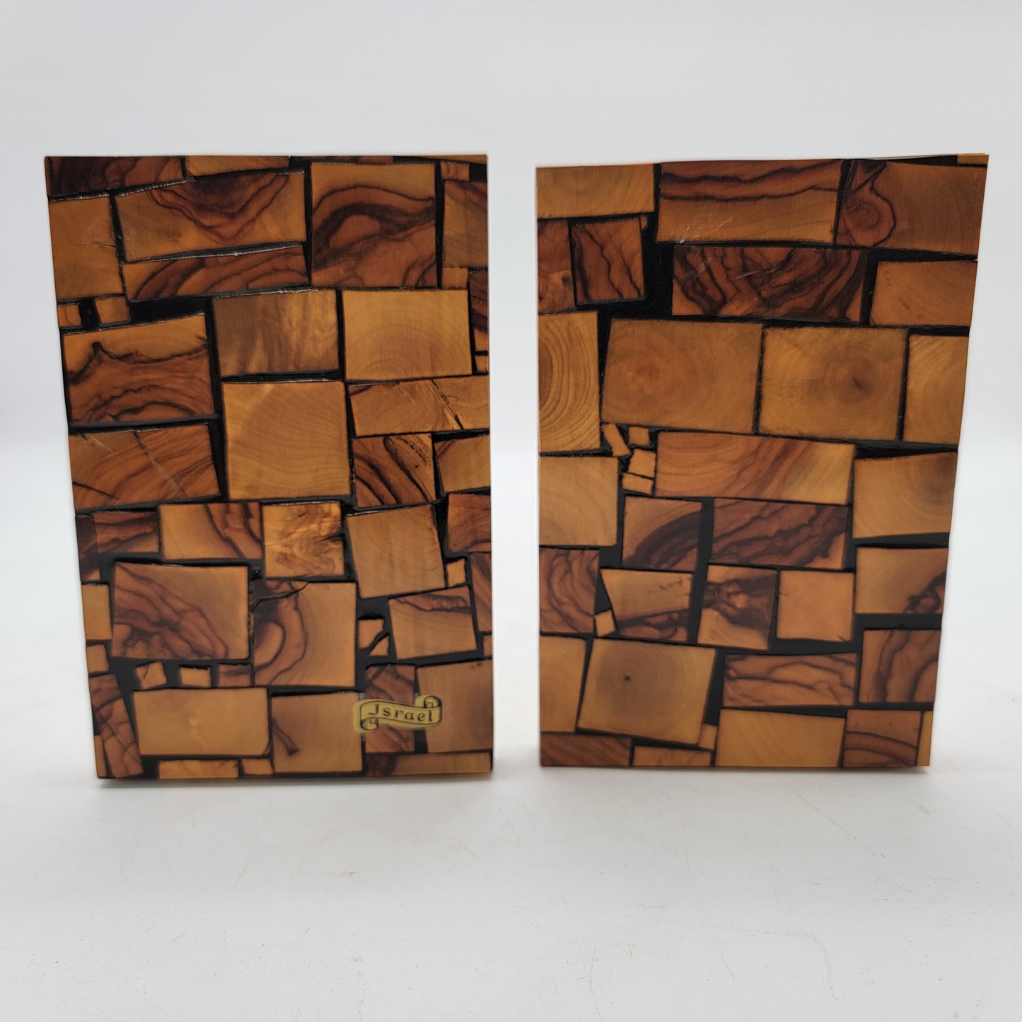 Judaica Olive Wood Bookends