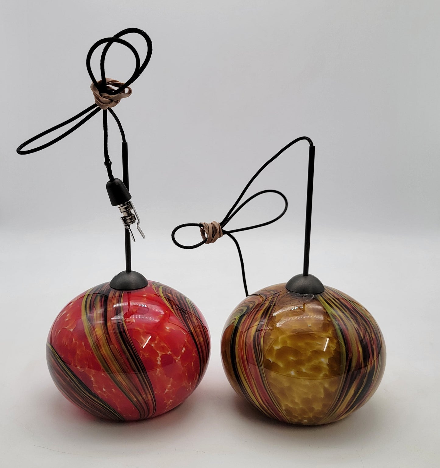 Vianne Glass Pendant Lamps Pair