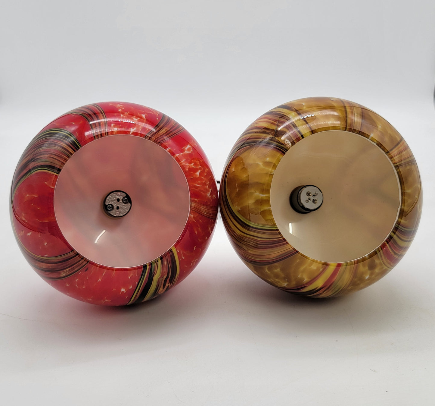 Vianne Glass Pendant Lamps Pair