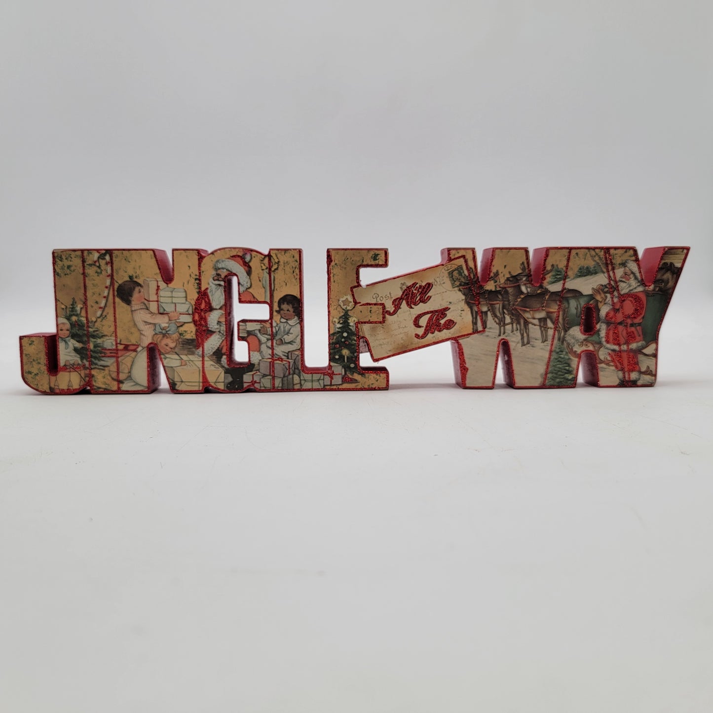 Primitives by Kathy chunky Jingle All the Way Sign