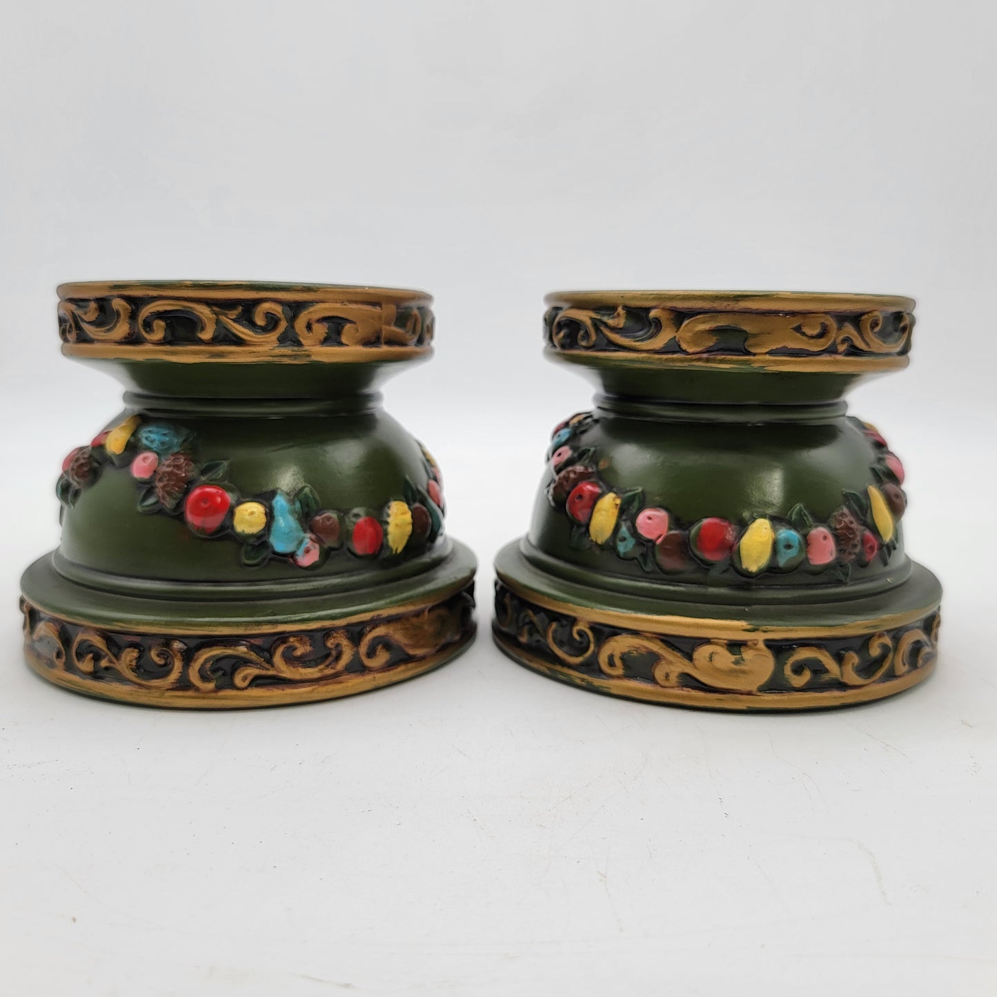 Vintage Inarco Napcoware Pillar Candle Holders - see description