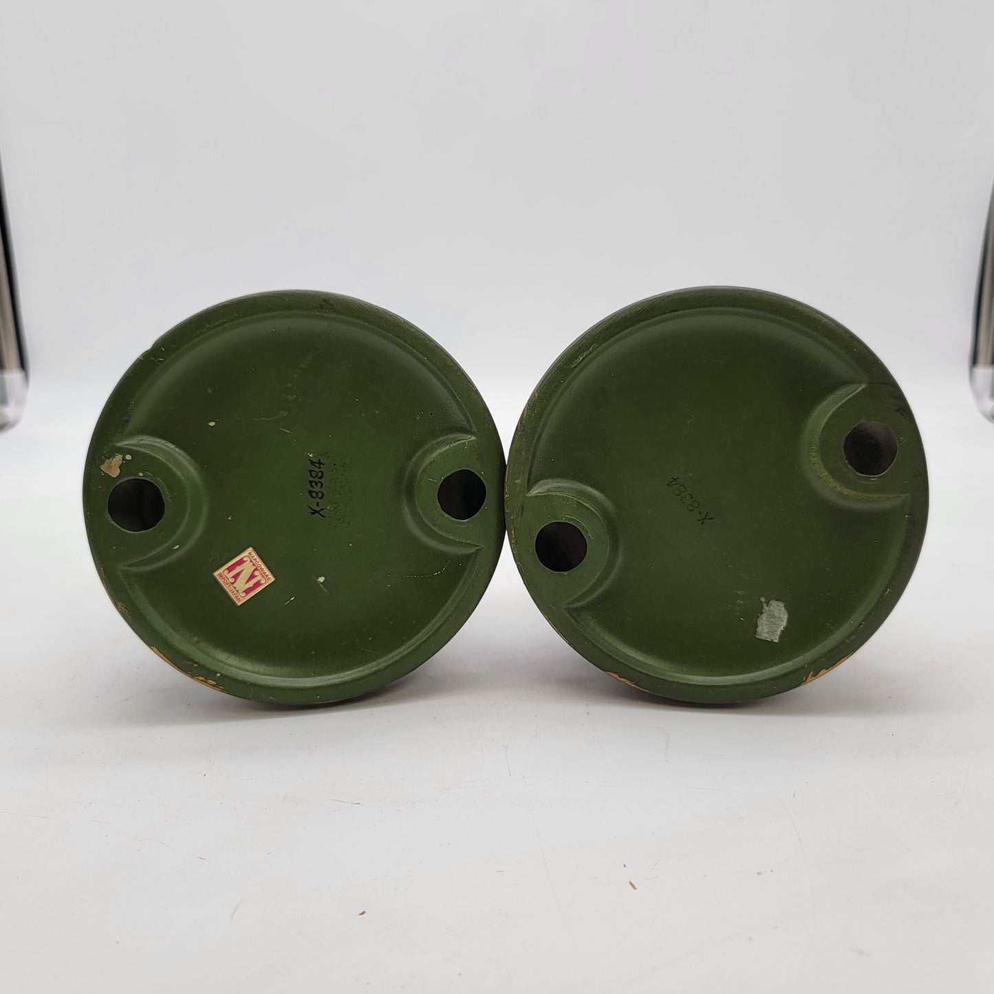 Vintage Inarco Napcoware Pillar Candle Holders - see description