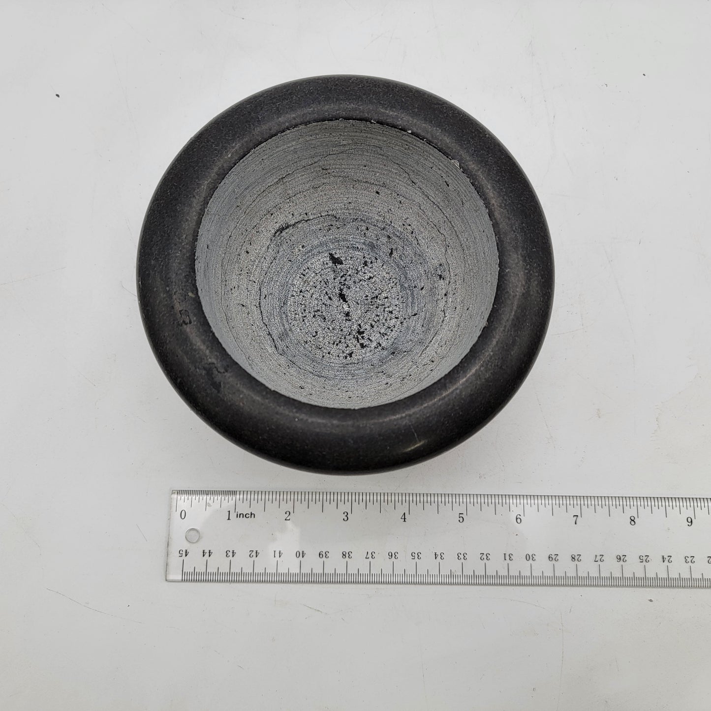 Black Marble Mortar and Pestle