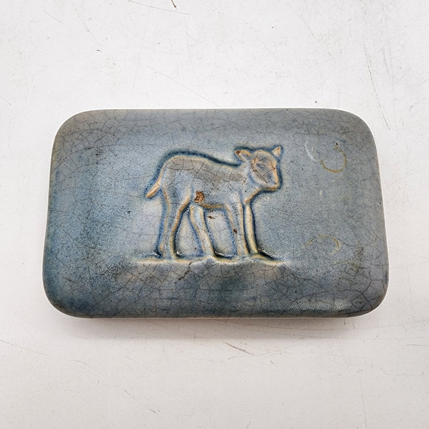 W.T Lamb & Sons Pottery Paperweight