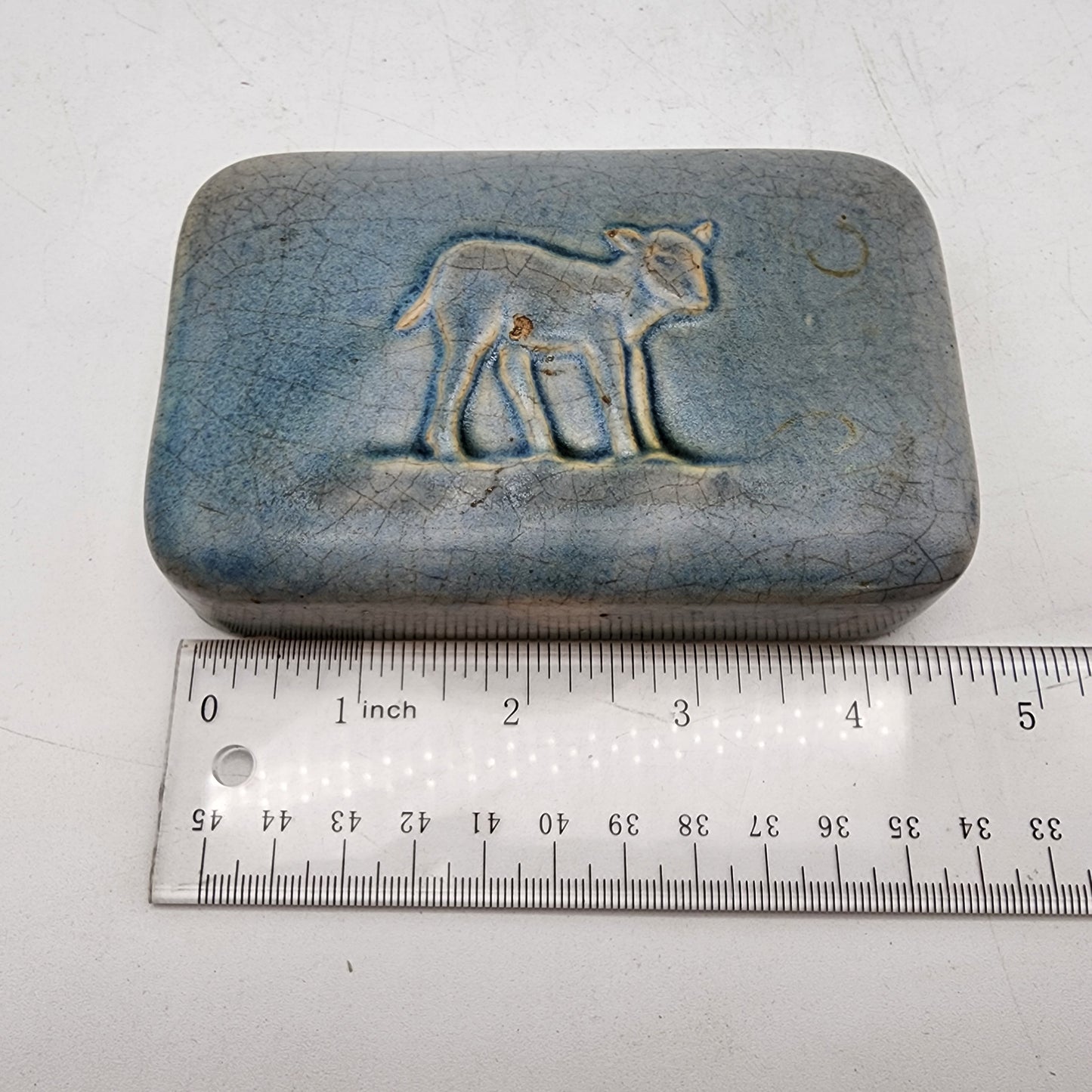 W.T Lamb & Sons Pottery Paperweight