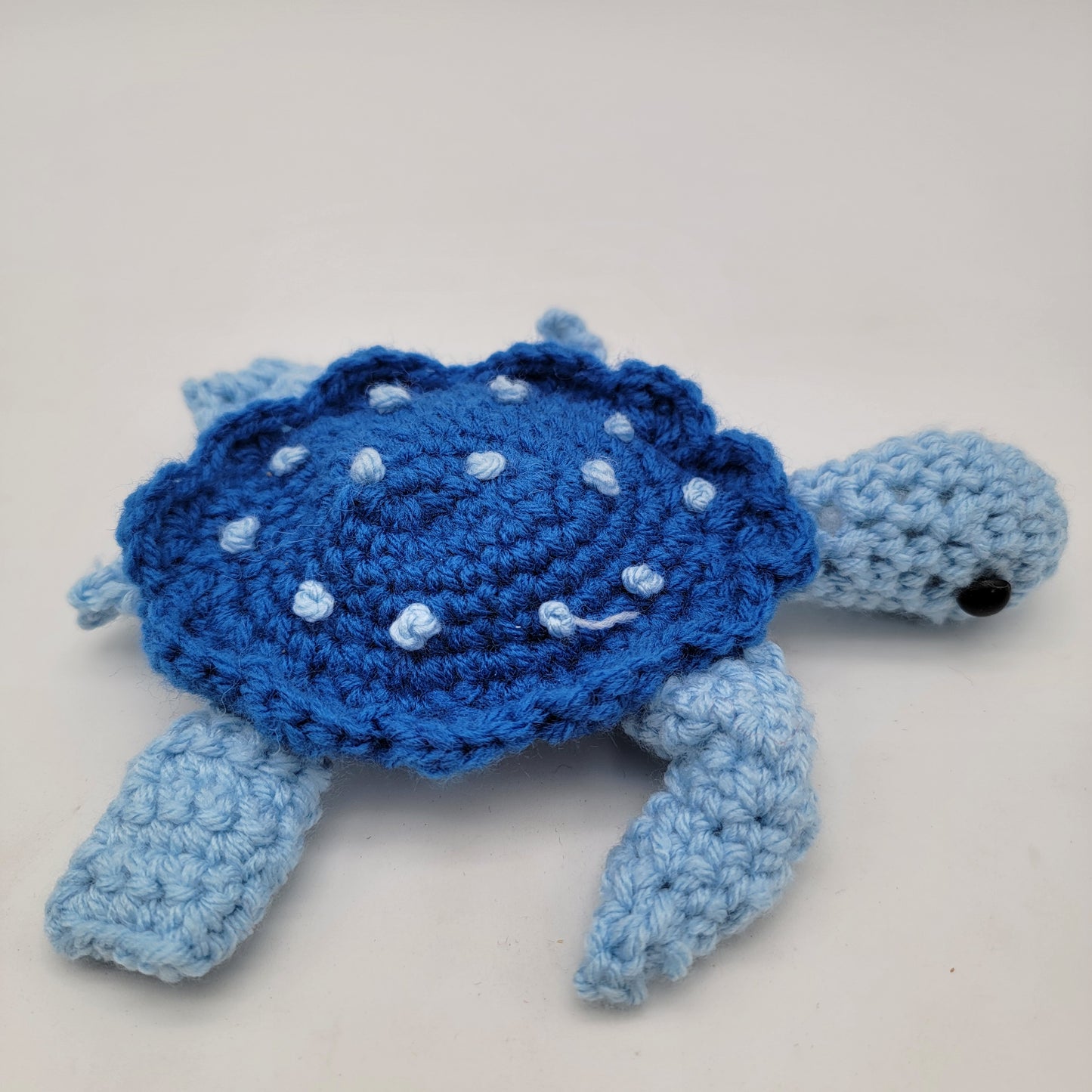 Hand Crocheted Sea Turtle Blue