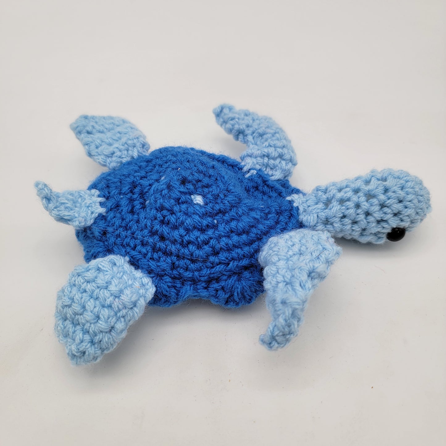 Hand Crocheted Sea Turtle Blue