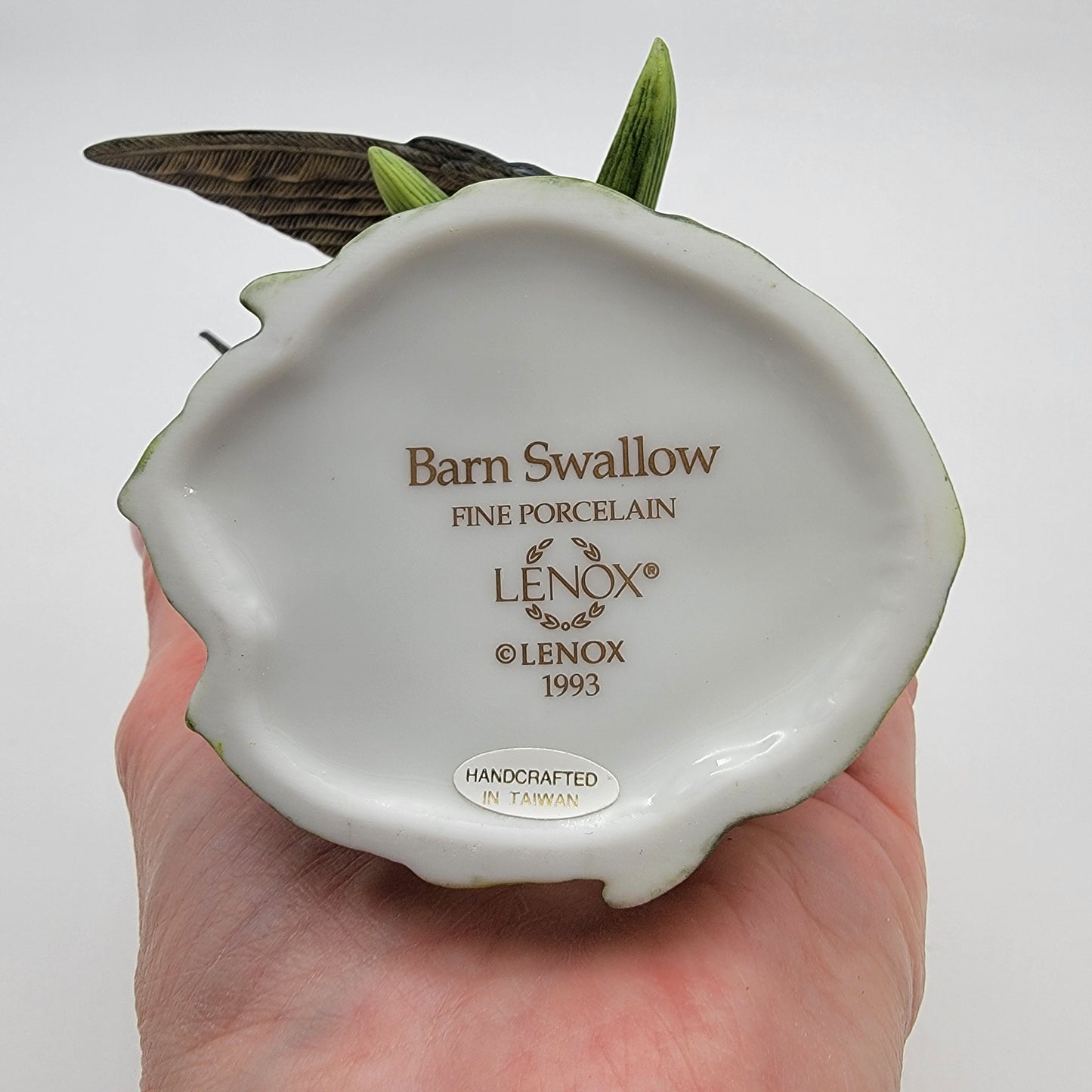 1993 Lenox Barn Swallow Bird Porcelain Figurine
