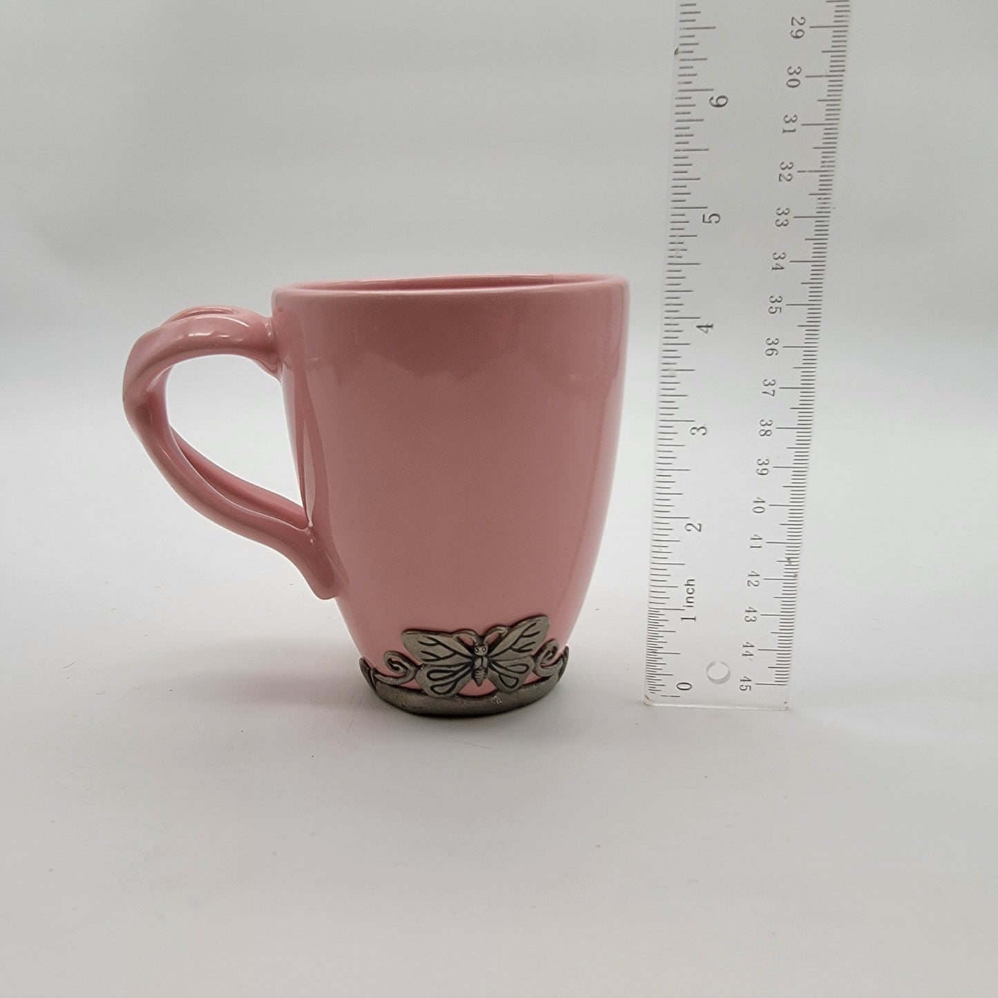 Arthur Court Pink Breast Cancer Awareness Butterfly Mug Limited Edition 2005