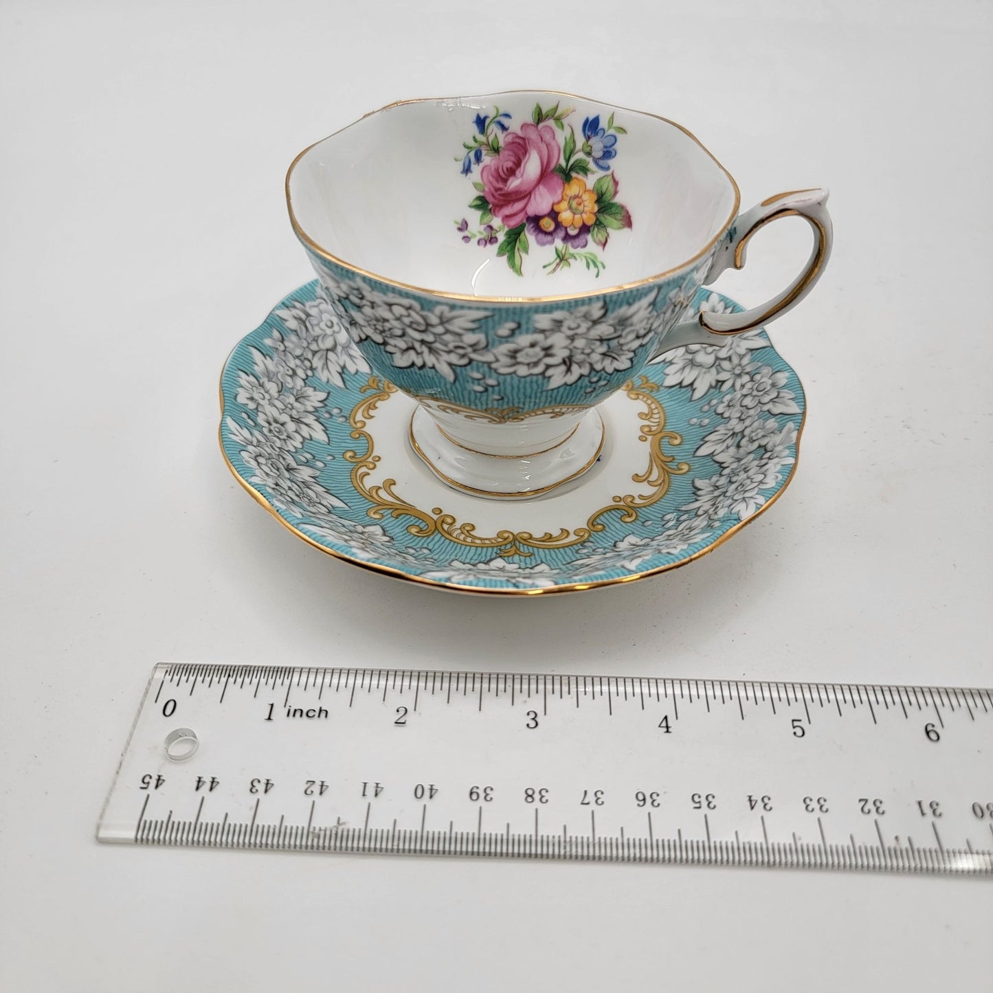 Vintage Royal Albert Bone China Teacup & Saucer Set Enchantment